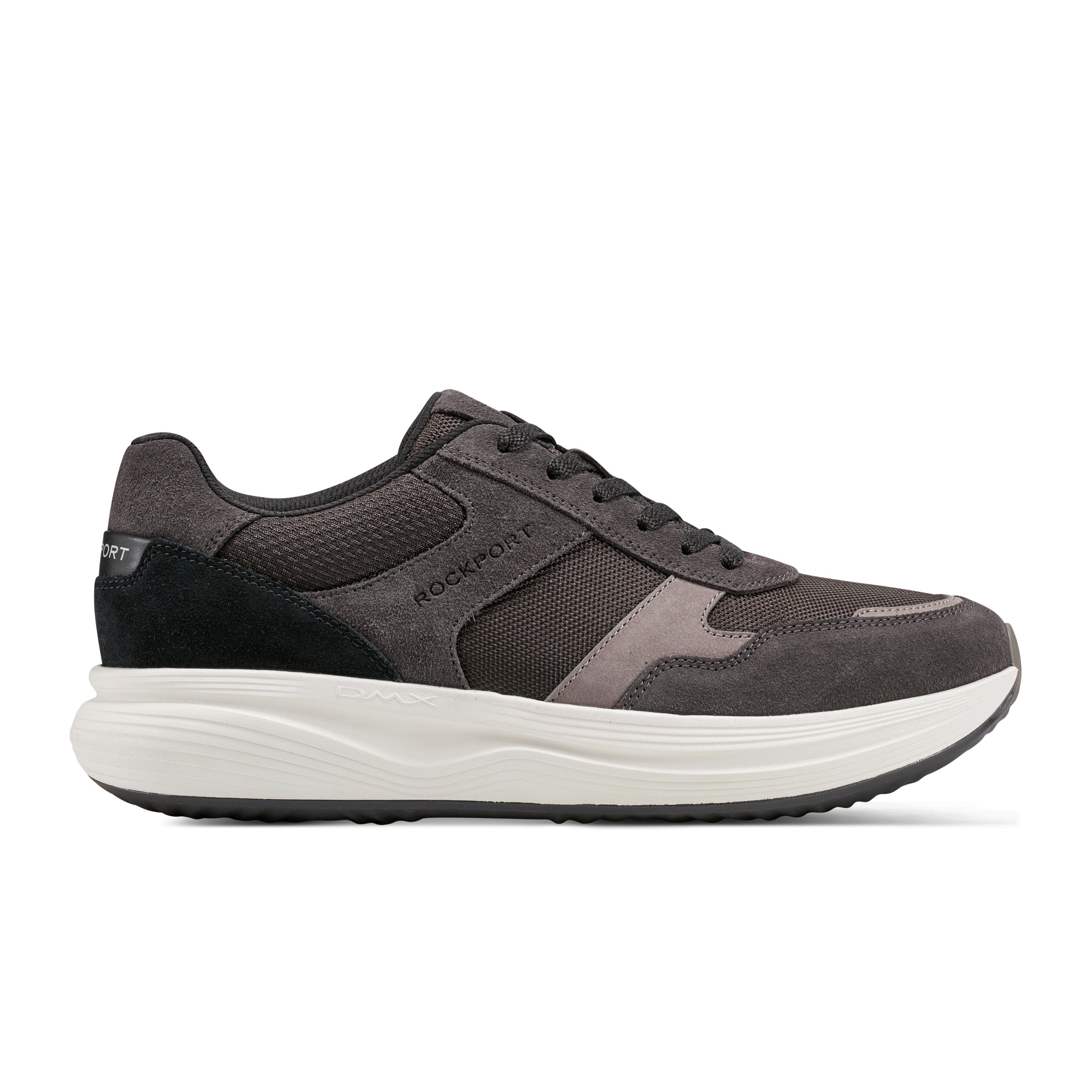 Rockport X Reebok Men's DMX™ Corvin Casual Lace-Up Sneakers - Comfortable Walking Shoes for Men, Breathable Athletic Shoes for Work, Travel & Everyday Wear