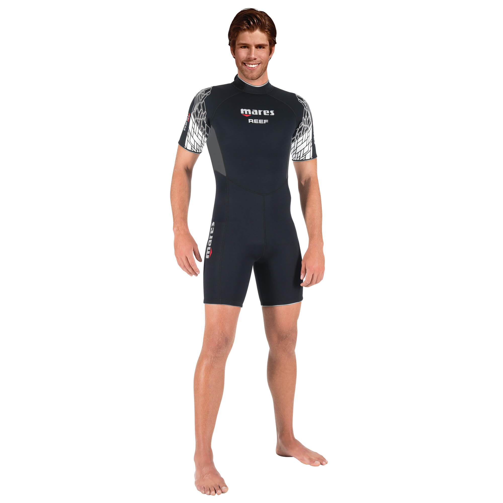 Mares Reef 2.5mm Men's Shorty Wetsuit - Neoprene Scuba Diving & Snorkeling Gear for Warm Water Adventures