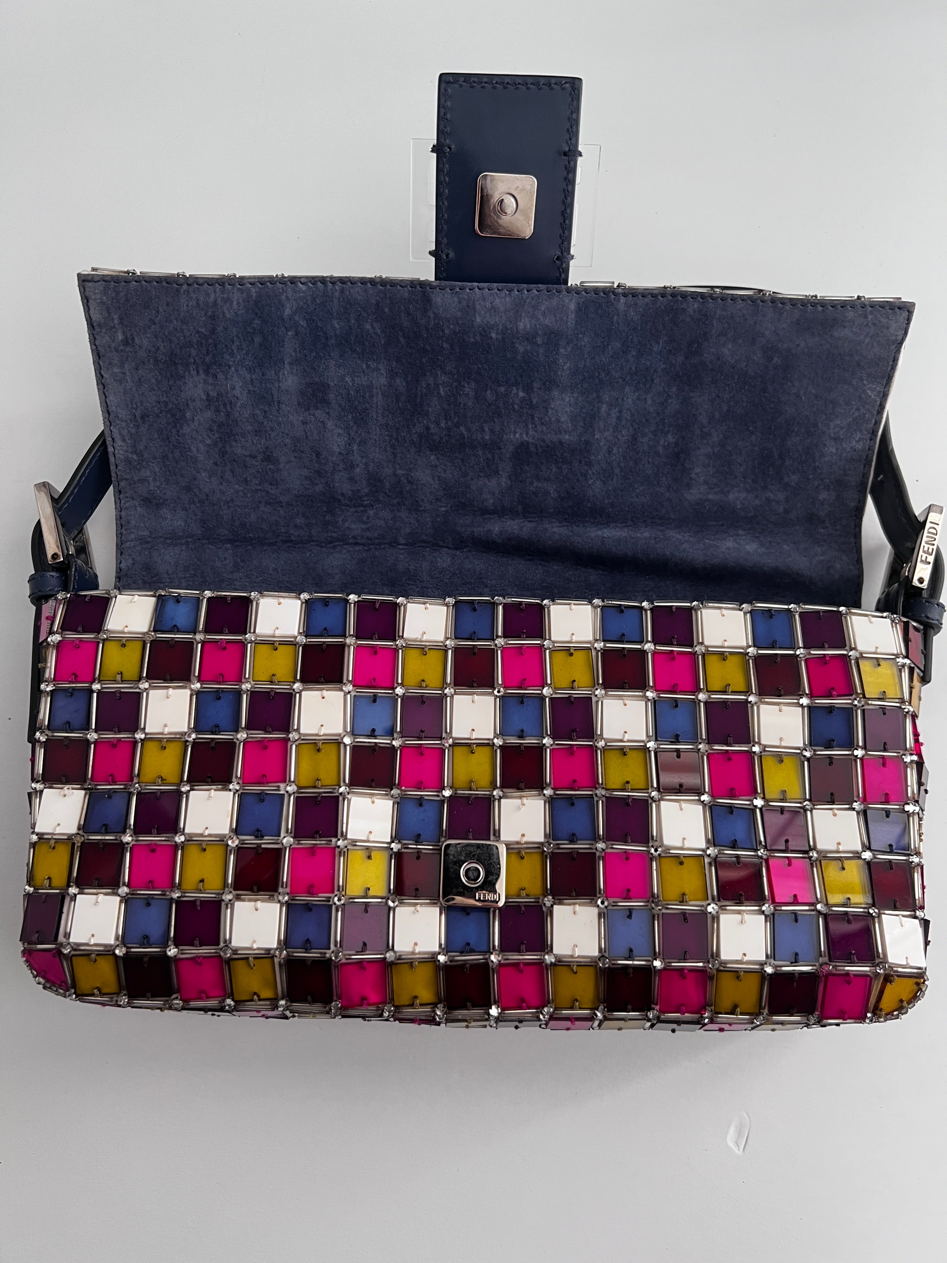 Fendi Mosaic Baguette Bag - Luxury Designer Crossbody Handbag for Women | Perfect for Parties, Date Nights & Special Occasions