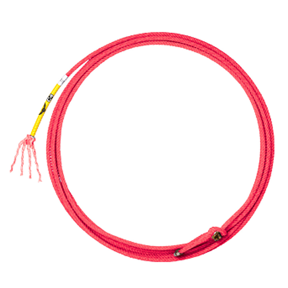 36' Cactus Ropes Western C4 Nylon 4 Strand Heel Rope with Snap Back Medium - Perfect for Rodeo, Ranch Work & Team Roping