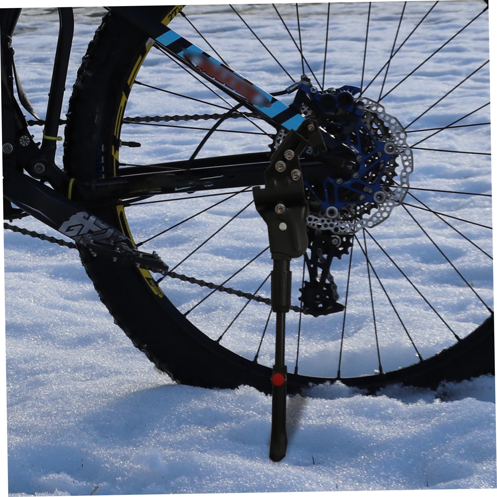 AUTSUPPL Heavy Duty Mountain Bike Kickstand - Durable Bicycle Stand for Easy Installation - Perfect for Home, Park, Trail & Outdoor Cycling Accessories