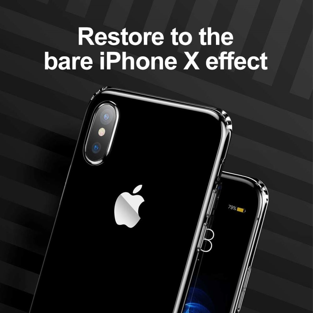 Baseus Slim Protective Case for iPhone X - Ultra Thin Lightweight Cover with Precise Cutouts | Perfect for Everyday Use, Travel & Office