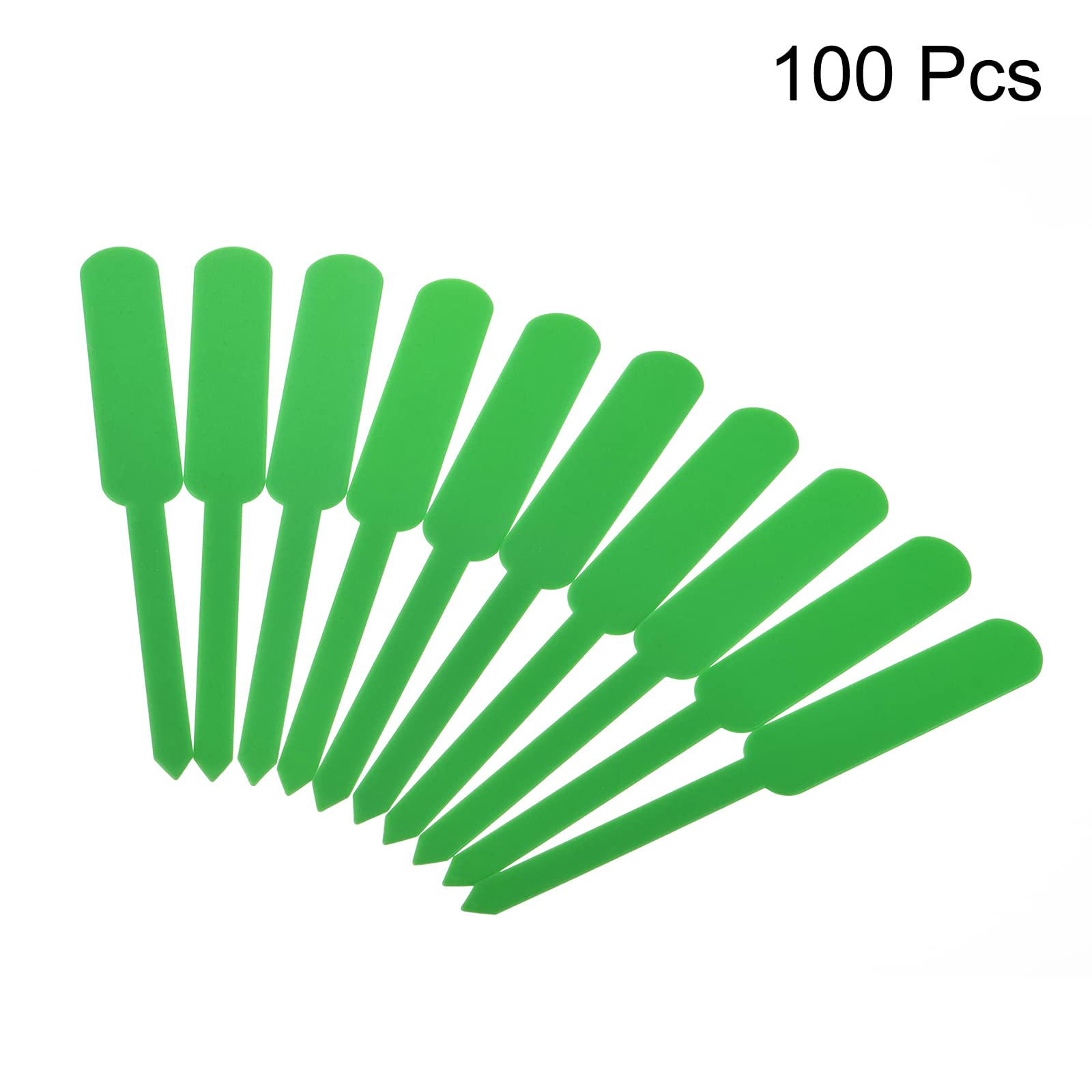 100Pcs PATIKIL Plant Labels - Durable PP Rectangle Garden Markers for Indoor & Outdoor Plants | Perfect for Seedlings, Herbs, Vegetables & Flower Beds
