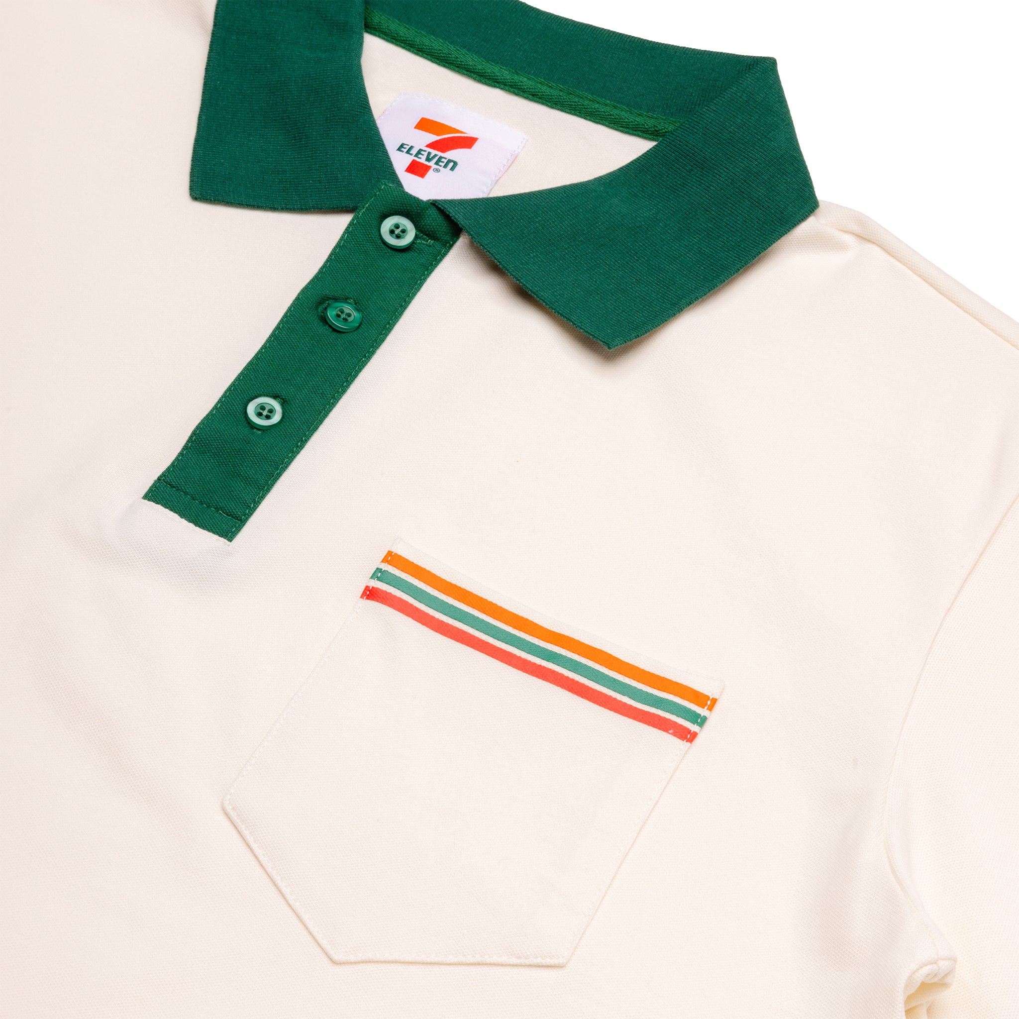 7 Eleven® Stripe Pique Polo Shirt for Men - Comfortable Cotton Blend Casual Wear for Work, Golf & Everyday Use