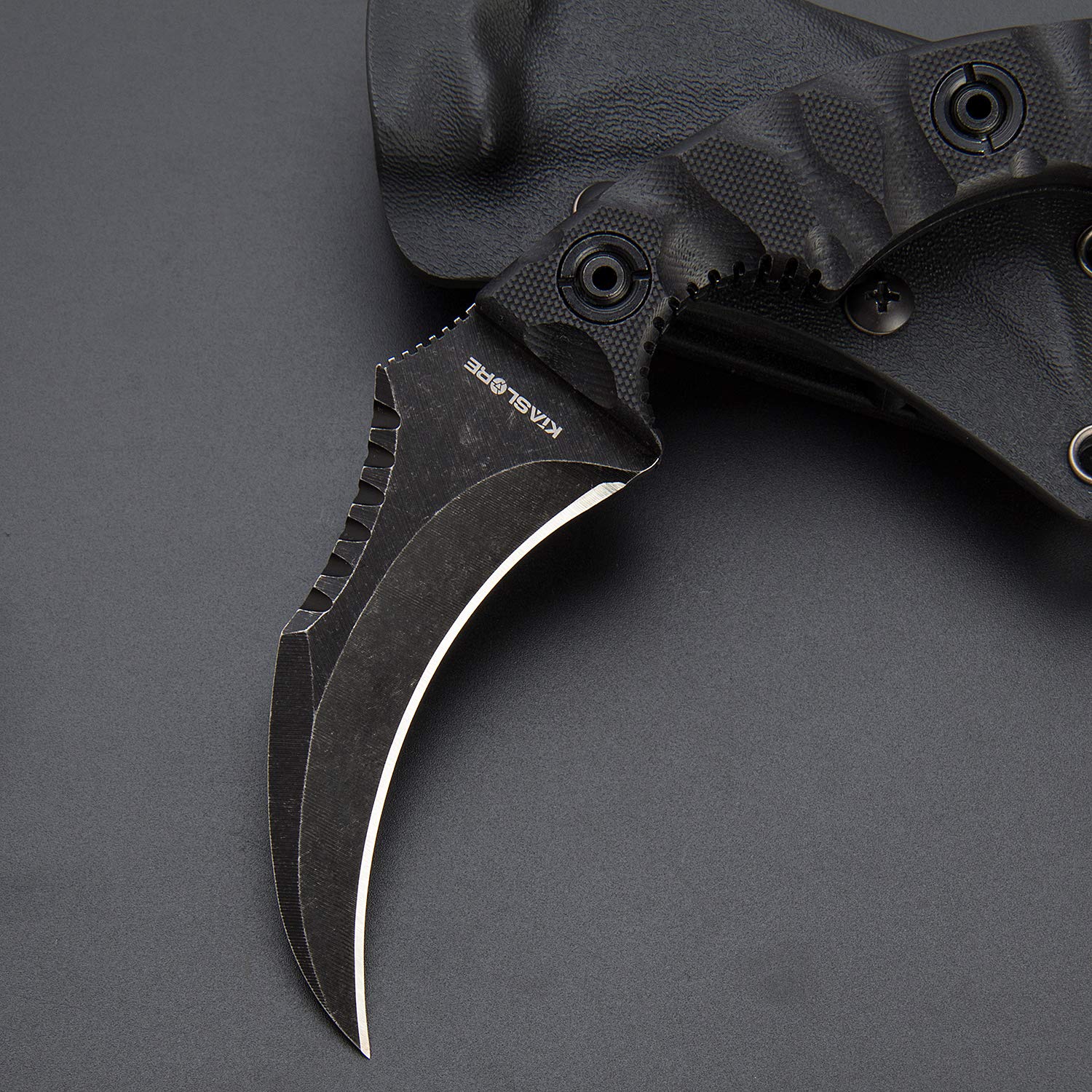 1911K Tactical Knife - D2 Steel Fixed Blade with G10 Handle & Sheath | Survival Knife for Outdoor Camping, Hunting, Bushcraft & Emergency Use | Heavy Duty Tactical Knife for Military, Hiking & Wilderness Survival