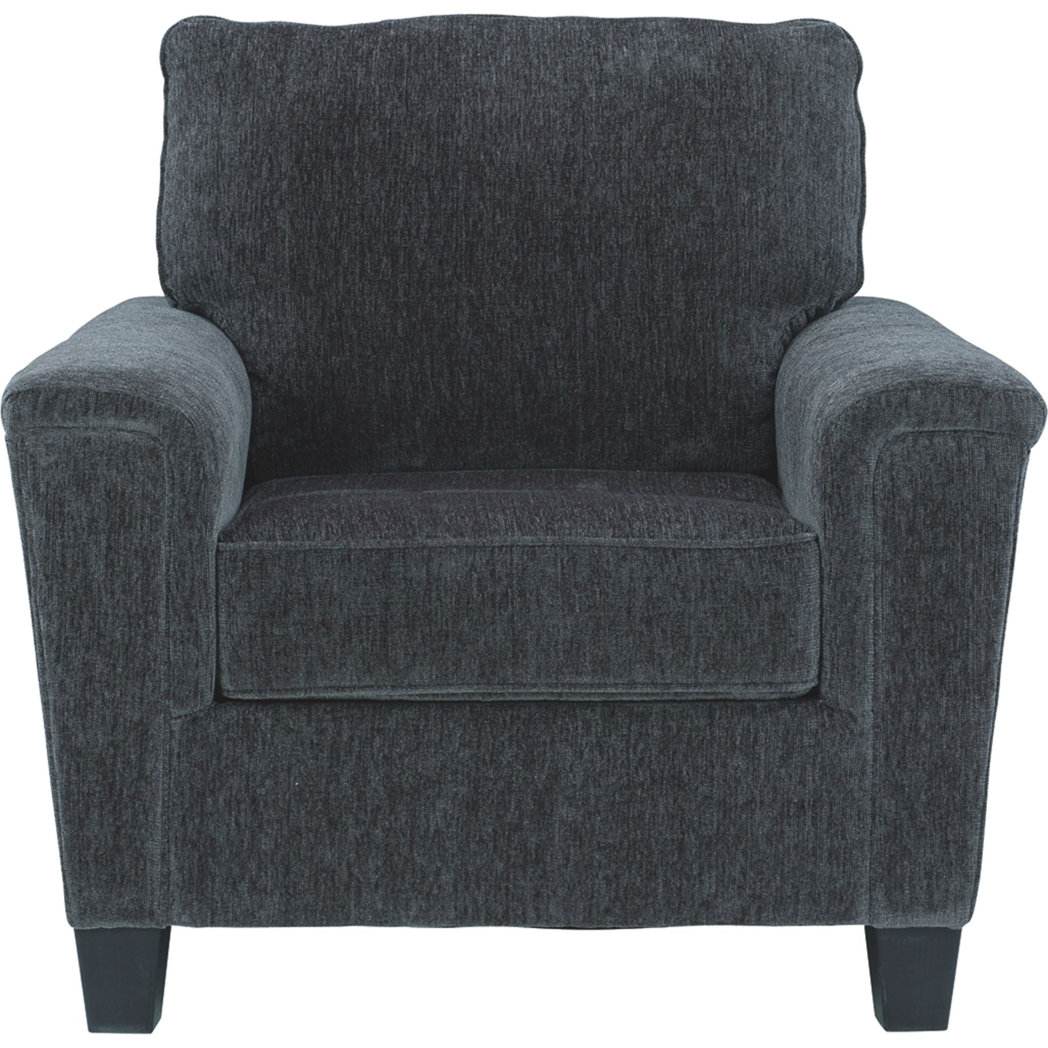 Abinger Chair Smoke - Modern Accent Chair with Comfortable Cushioning for Living Room, Bedroom, or Office