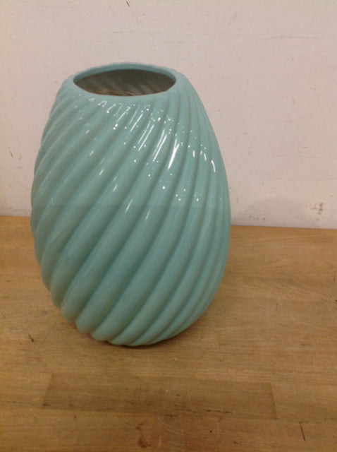 11 Inch Green Ceramic Vase - Elegant Home Decor for Living Room, Dining Table & Wedding Centerpiece