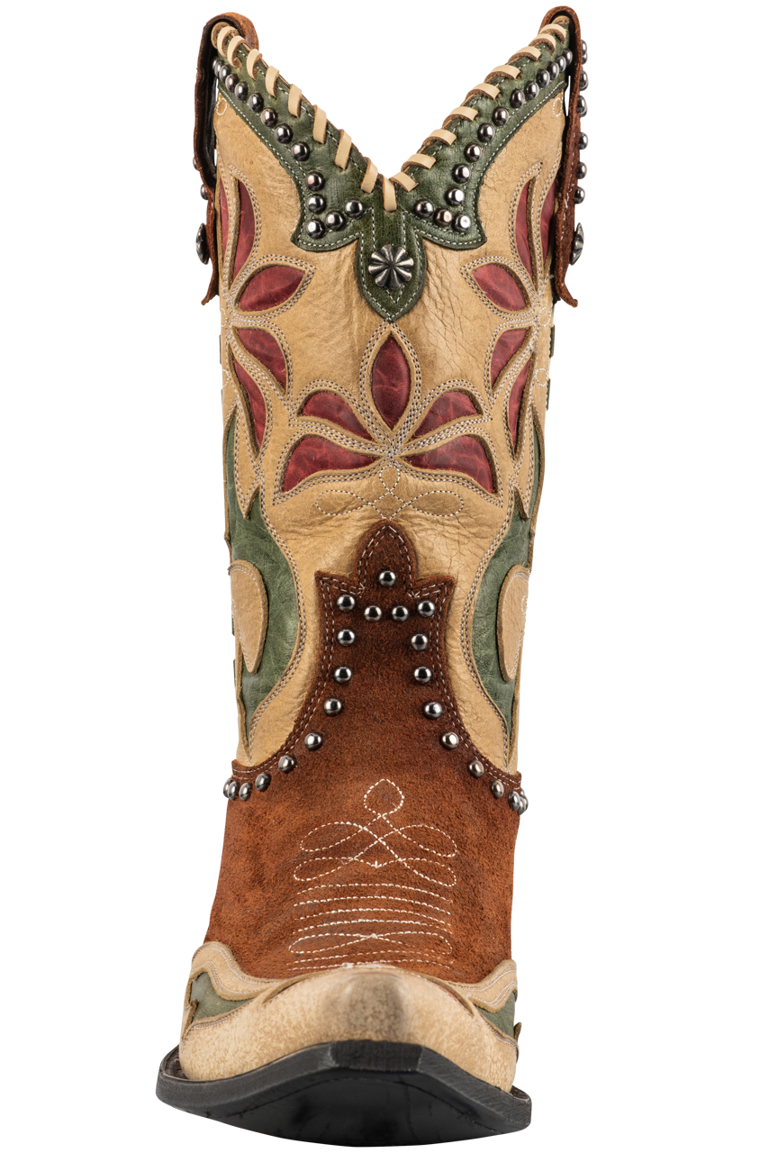 Old Gringo Double D Ranch Women's Yellowstone Cowboy Boots - Tan Western Boots for Country Riding, Line Dancing & Outdoor Adventures