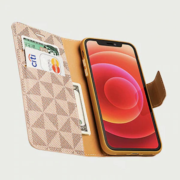 iPhone XS Max Wallet Case with Card Holder & Kickstand - Premium Leather Folio Cover for Protection | Perfect for Business, Travel & Everyday Use