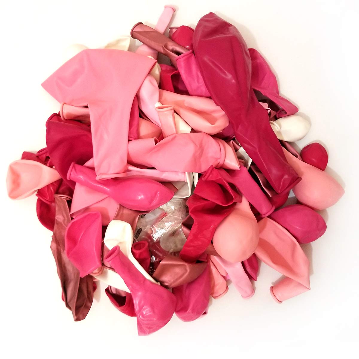 Rose Gold & White Latex Balloon Garland - Pink Party Decor for Birthday, Baby Shower, Bridal Shower & Wedding Decorations - Perfect for Girls' Theme Parties & Special Events