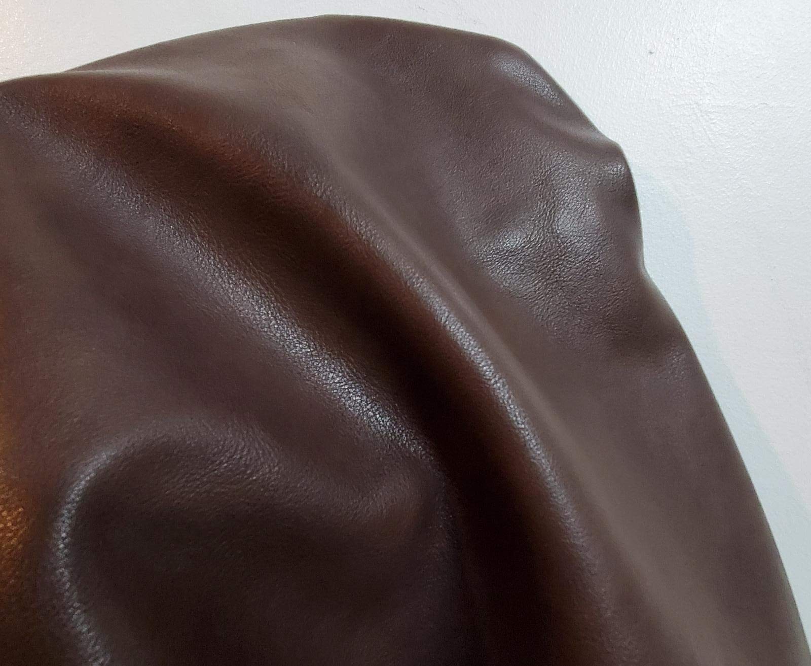 NAT Leathers | 5 Yards Brown Soft Faux Vegan Leather PU Fabric (PETA Approved) - 180
