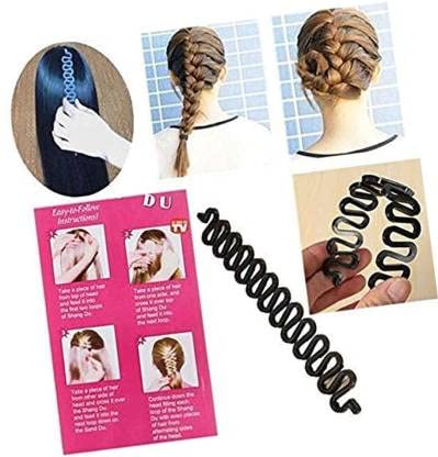 Palmate 3-Piece French Braid Maker Set - Hair Styling Clips for Easy Braiding, Ponytails & Hairstyles (Perfect for Weddings, Parties & Daily Hair Care)