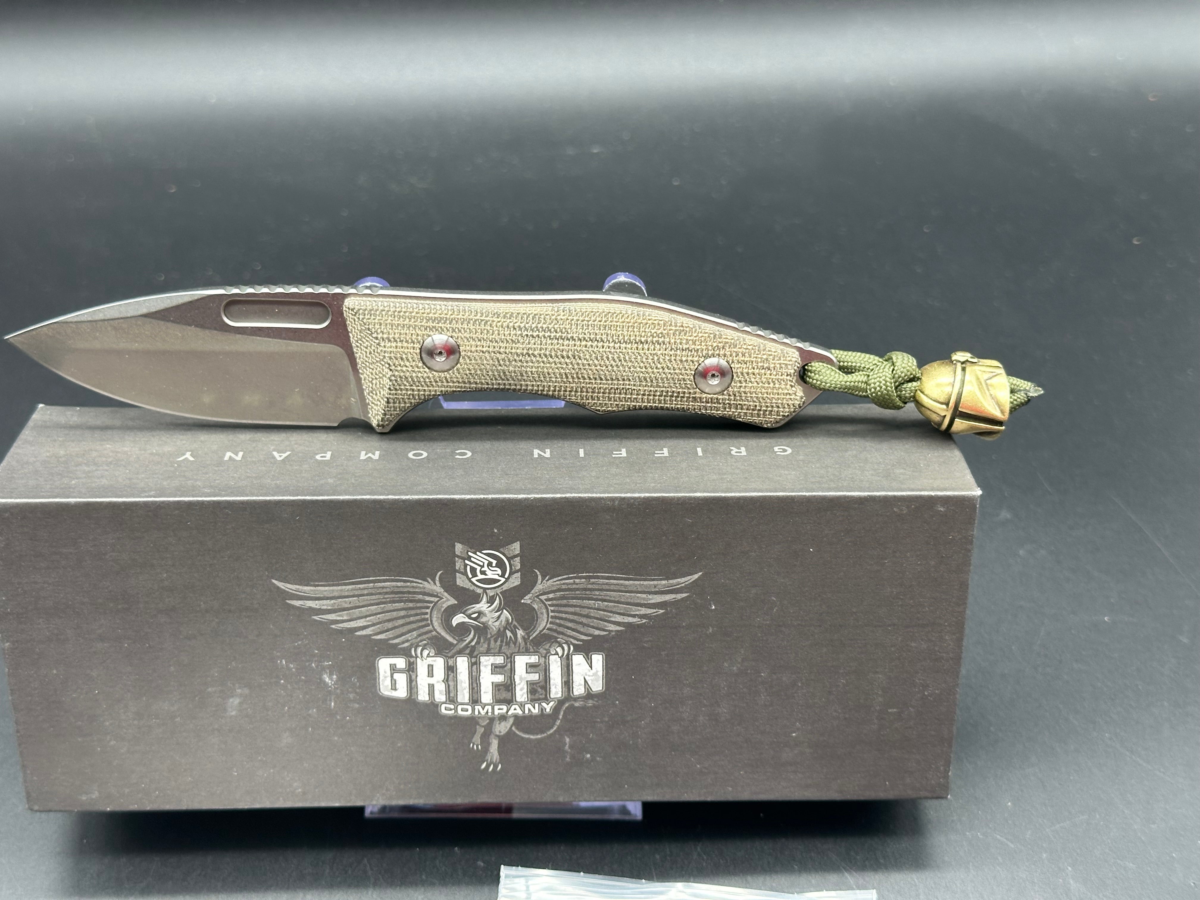 Griffin Scout Fixed Blade Knife - High-Quality Outdoor Survival Knife for Hunting, Camping & Bushcraft | Perfect for Hiking, Fishing & Survival Gear