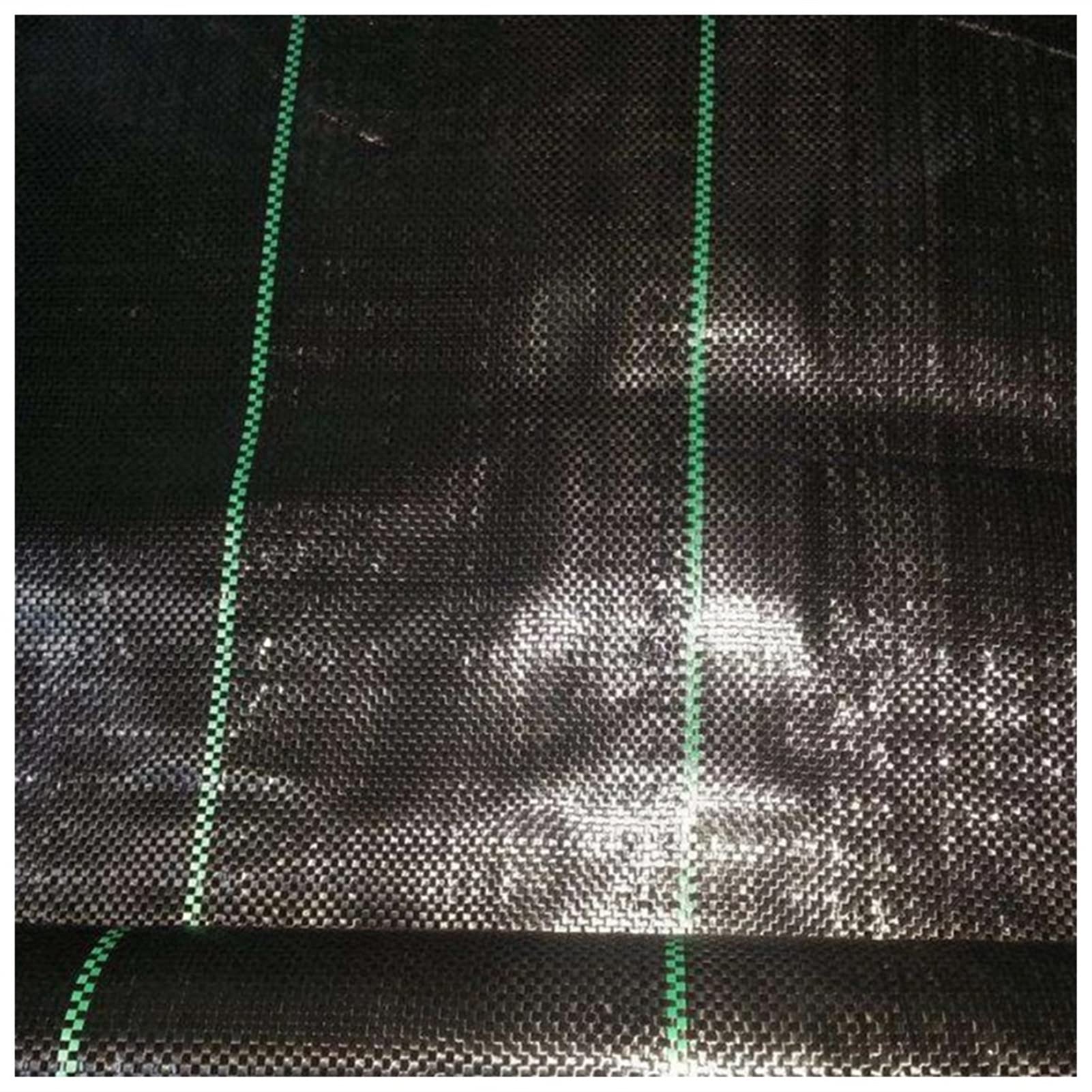 Premium Black Landscaping Fabric - Heavy Duty Weed Barrier for Lawn, Garden, Flower Beds & Driveways | Durable Ground Cover Mulch Fabric (1x3m) | Perfect for Weed Control, Soil Protection & Landscape Projects