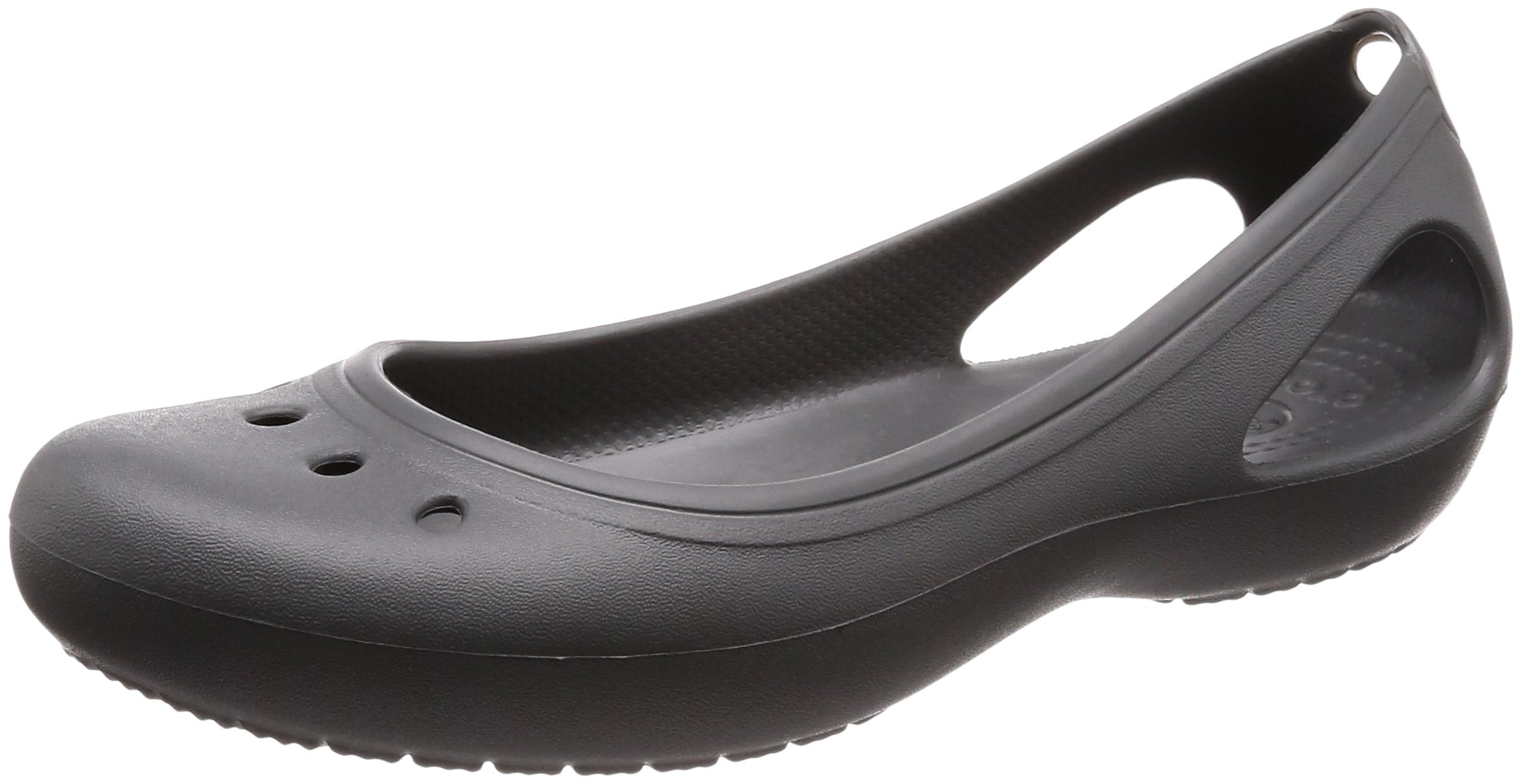 Crocs Women's Kadee Ballet Flat - Comfortable Slip-On Shoes for Women, Slate Grey, Size 6 M US - Perfect for Work, Casual Wear & Travel