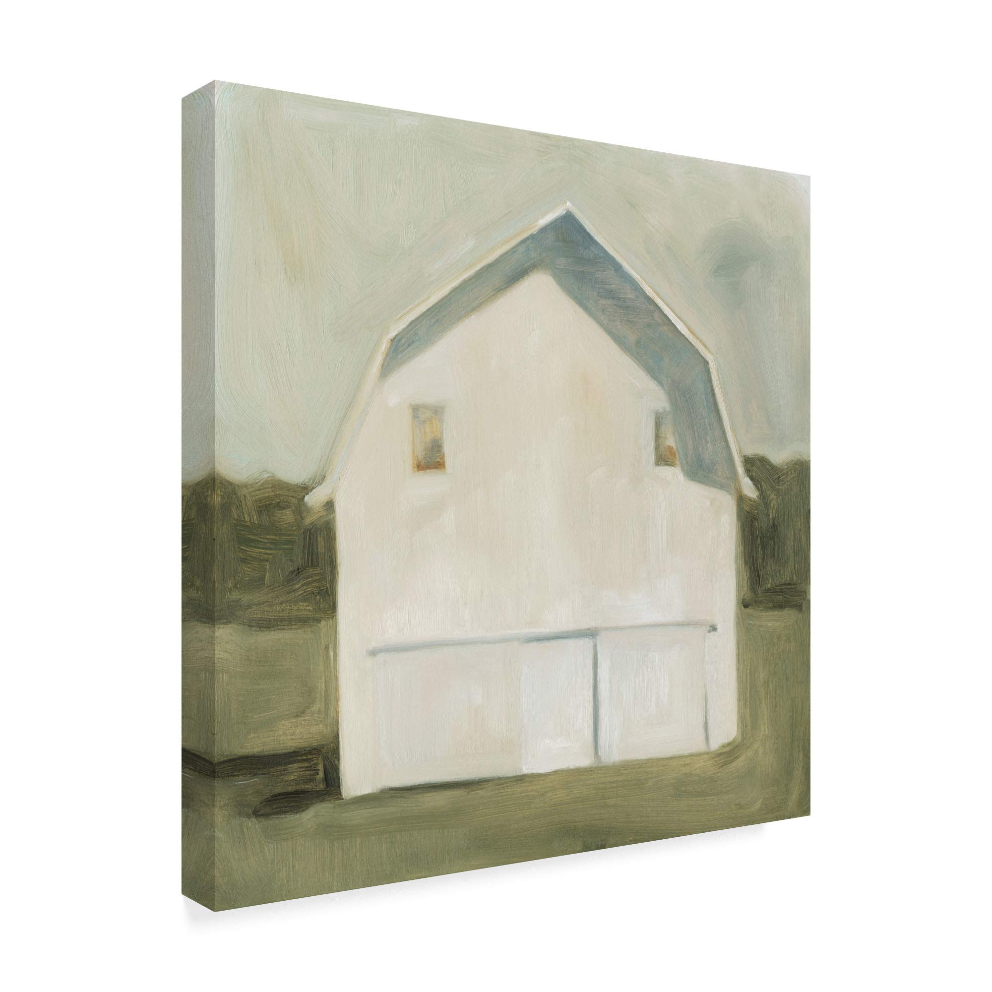 Emma Scarvey Serene Barn VI Fine Art Print - 14x14 Inch Wall Decor for Living Room, Bedroom & Office - Premium Canvas Painting for Home & Office Decor