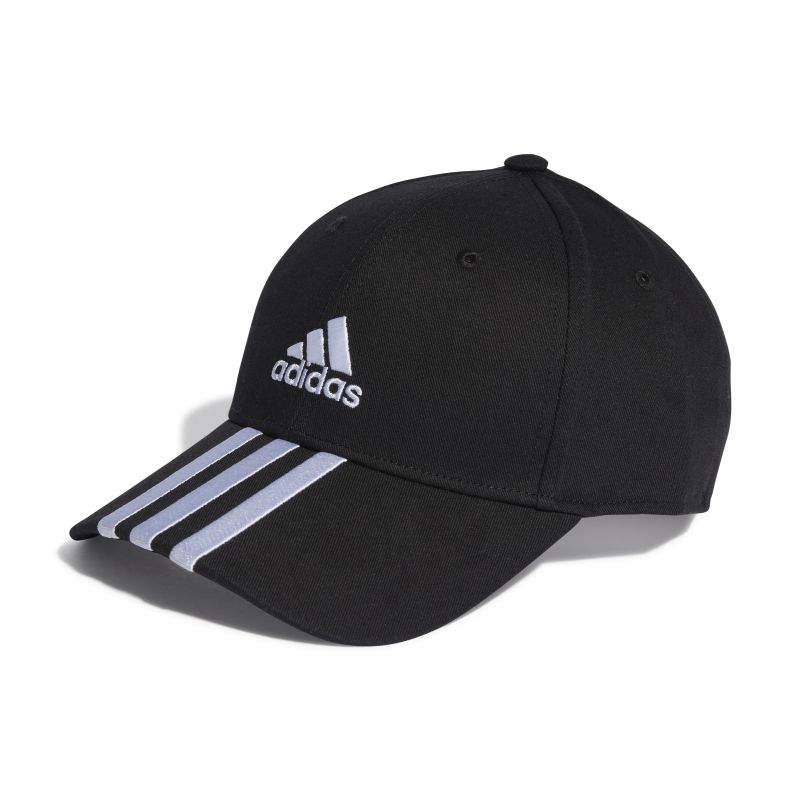 Adidas 3 Stripes Cotton Twill Baseball Cap for Men & Women - Adjustable Snapback Hat for Sports, Outdoor Activities & Casual Wear
