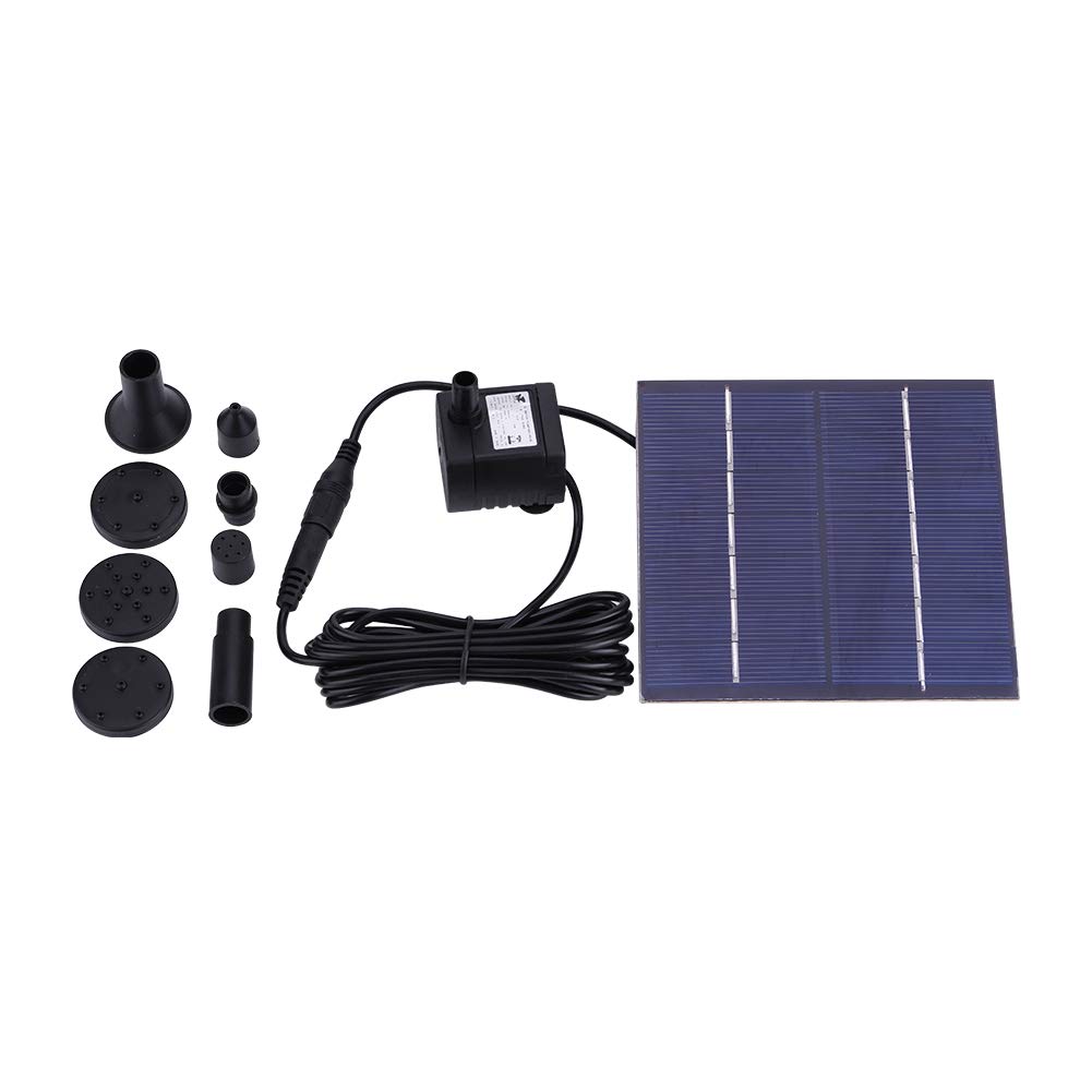 Solar Fountain Pump for Bird Bath, Fish Tank, Pond & Garden - Outdoor Solar Powered Water Pump with Aerator - Perfect for Backyard, Patio & Small Water Features (1Pcs)