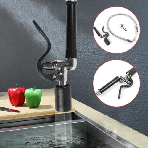 Brass Kitchen Faucet Sprayer with Stainless Steel G1/2