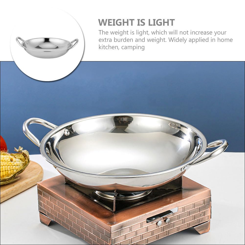 Premium Stainless Steel Wok Pan - 14