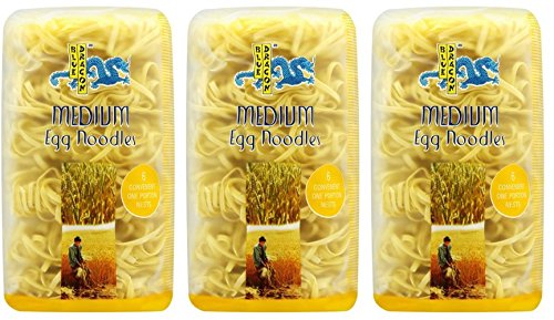 (3 Pack) Blue Dragon Medium Egg Noodle Nests - 300g | Premium Asian Pasta for Stir Fry, Soup & Salad | Quick & Easy Meal Solution