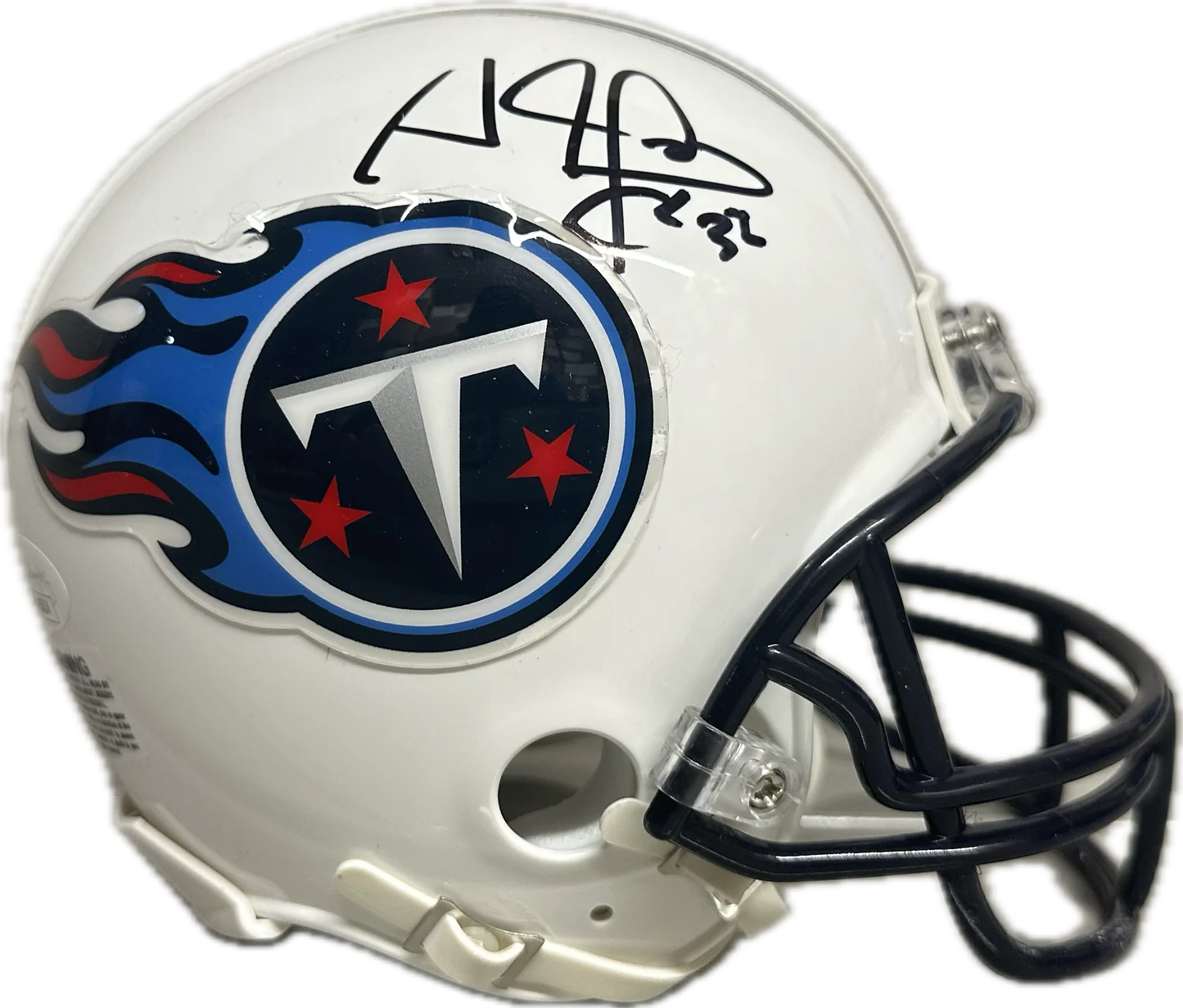 Pac Man Jones Tennessee Titans Authentic Autographed Riddell Speed Mini Helmet - Signed NFL Collectible for Fans, Display & Memorabilia Collection