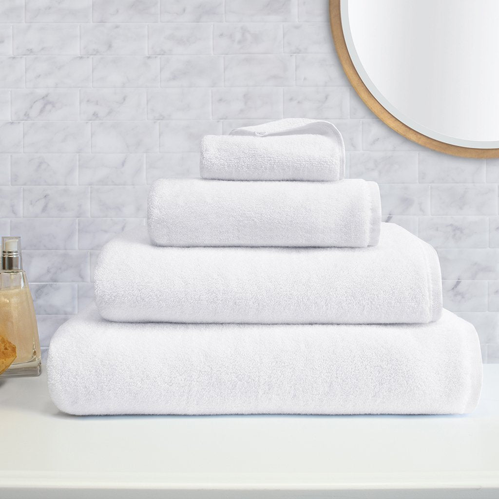 Luxury White Plush Towel Set - 4 Washcloths, 4 Hand Towels, 4 Bath Towels & 2 Bath Sheets - Ultra Soft Spa & Resort Quality Cotton - Perfect for Bathroom, Hotel & Home Decor
