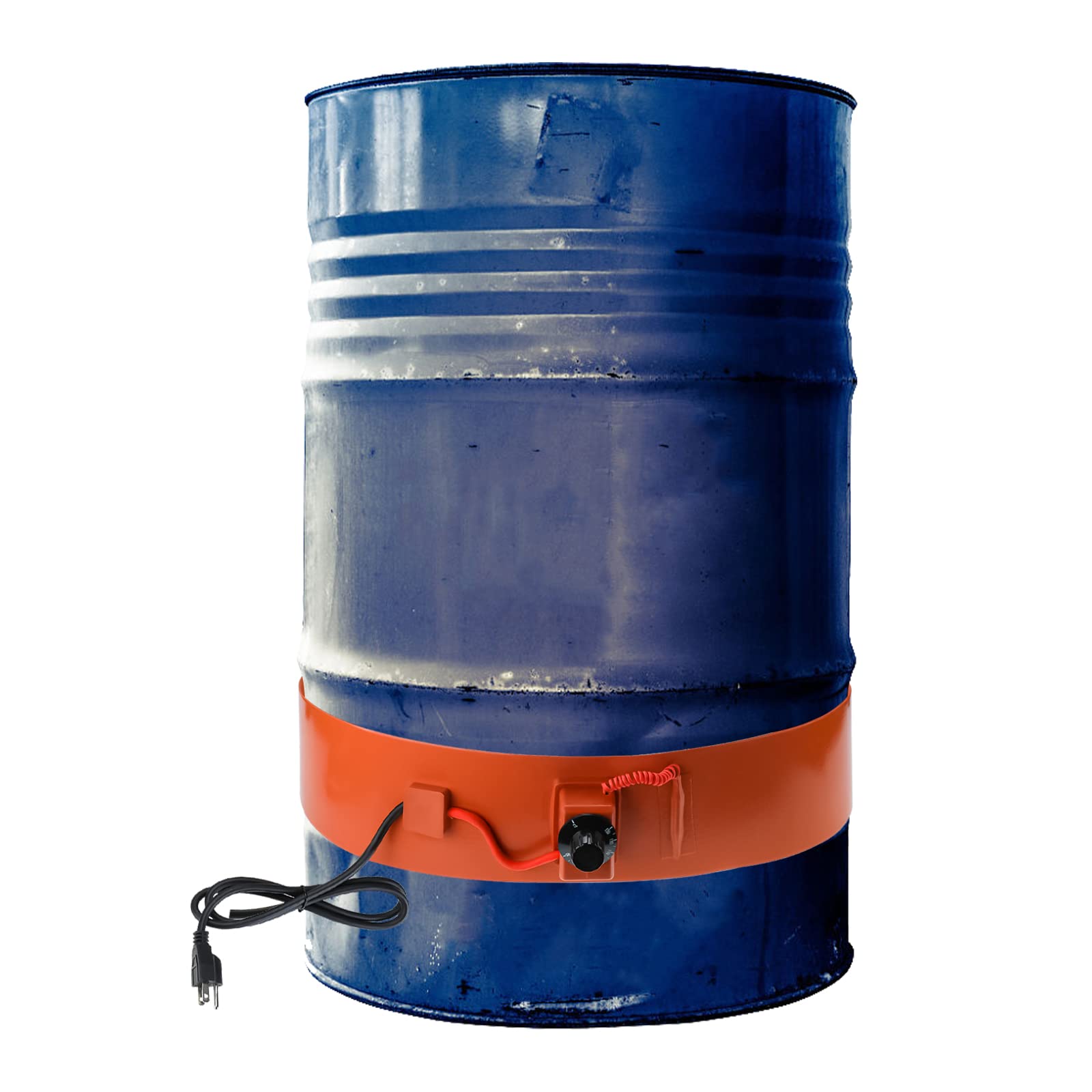 NORJIN 55 Gallon Metal Drum Heater - 1200W 120V Silicone Heating Pad with Digital Temperature Controller (5