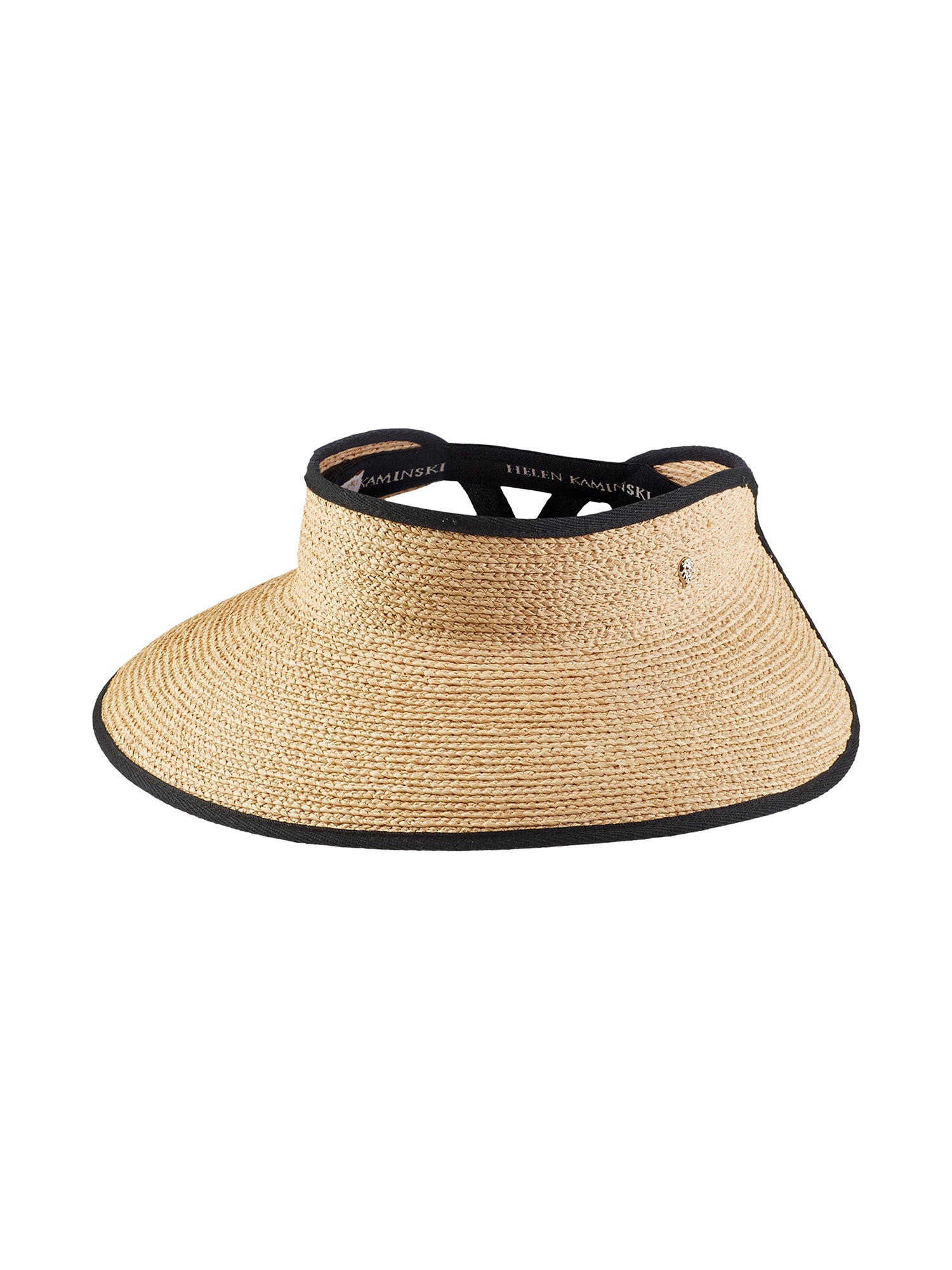 Mita Wide Brim Raffia Sun Visor Hat for Women - UV Protection Summer Beach Hat for Outdoor, Travel & Gardening