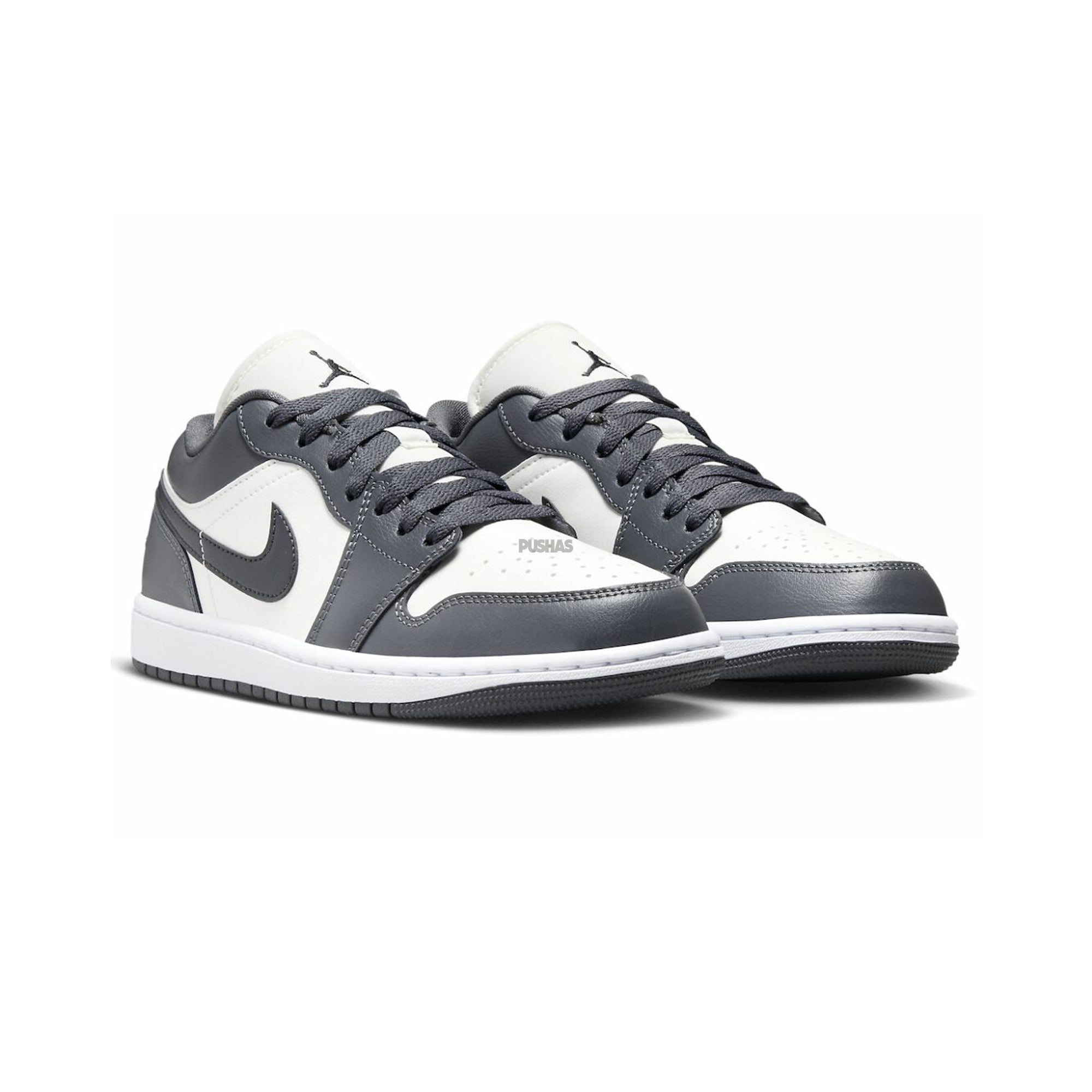 Air Jordan 1 Low 'Dark Grey' Sneakers (2023) - Men's Basketball Shoes for Casual Wear & Street Style
