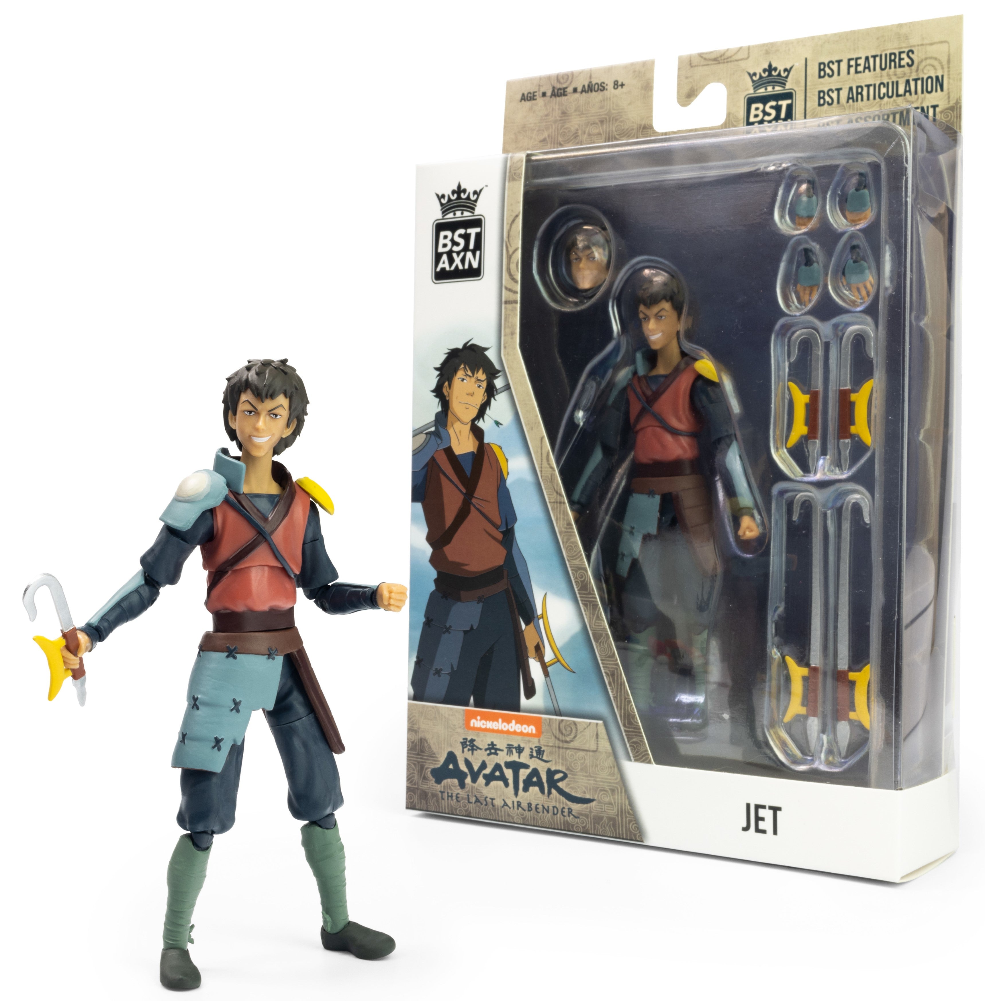 Avatar The Last Airbender Jet Bstanx - Official Collectible Action Figure for Fans & Collectors - Perfect for Display, Cosplay, and Gift Giving
