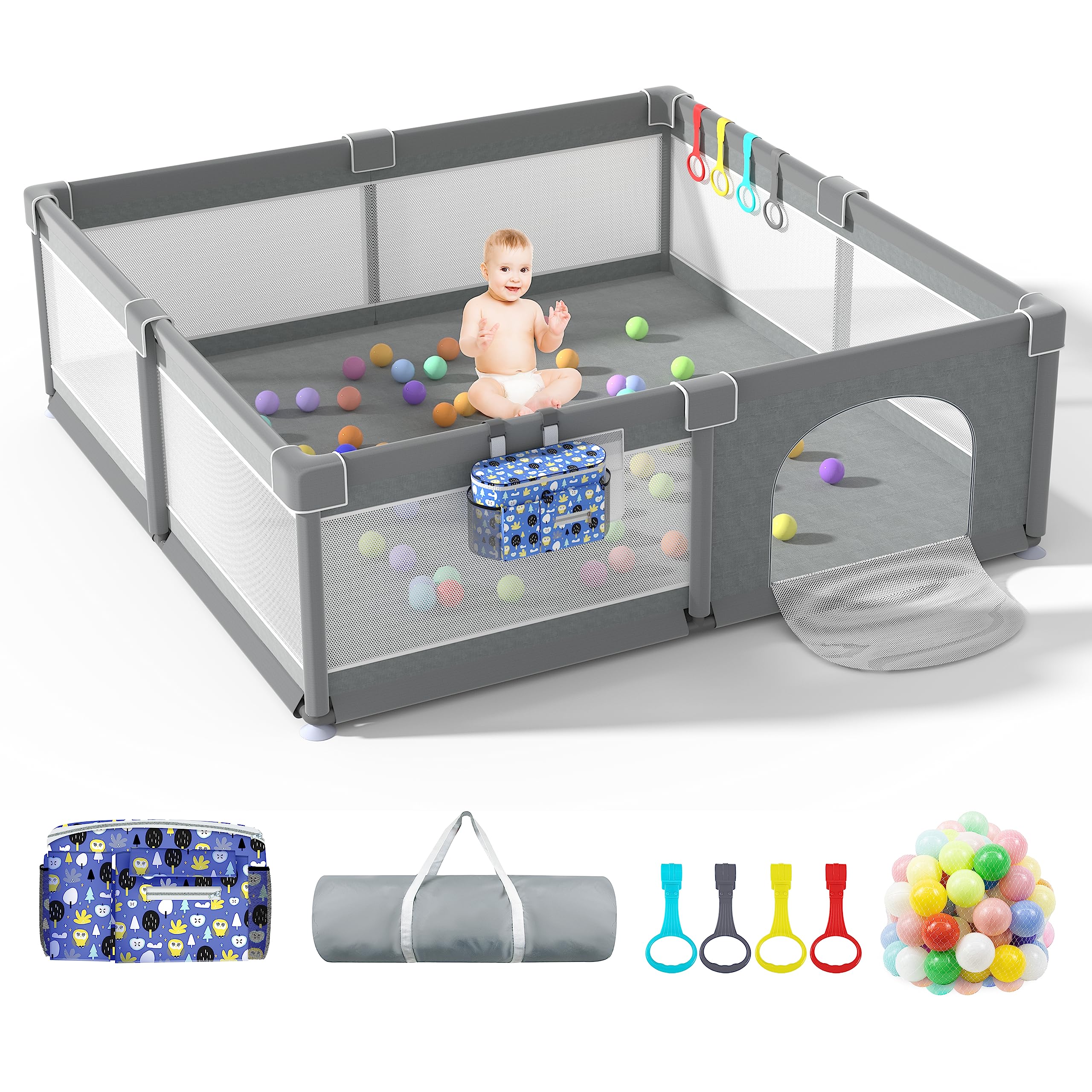 LUTIKIANG Extra Large Baby Playpen for Toddlers - 79