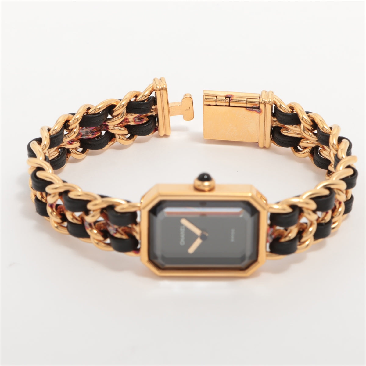 Chanel Premier L Black Face Gold Watch - Luxury Women's Wristwatch for Elegant & Formal Occasions