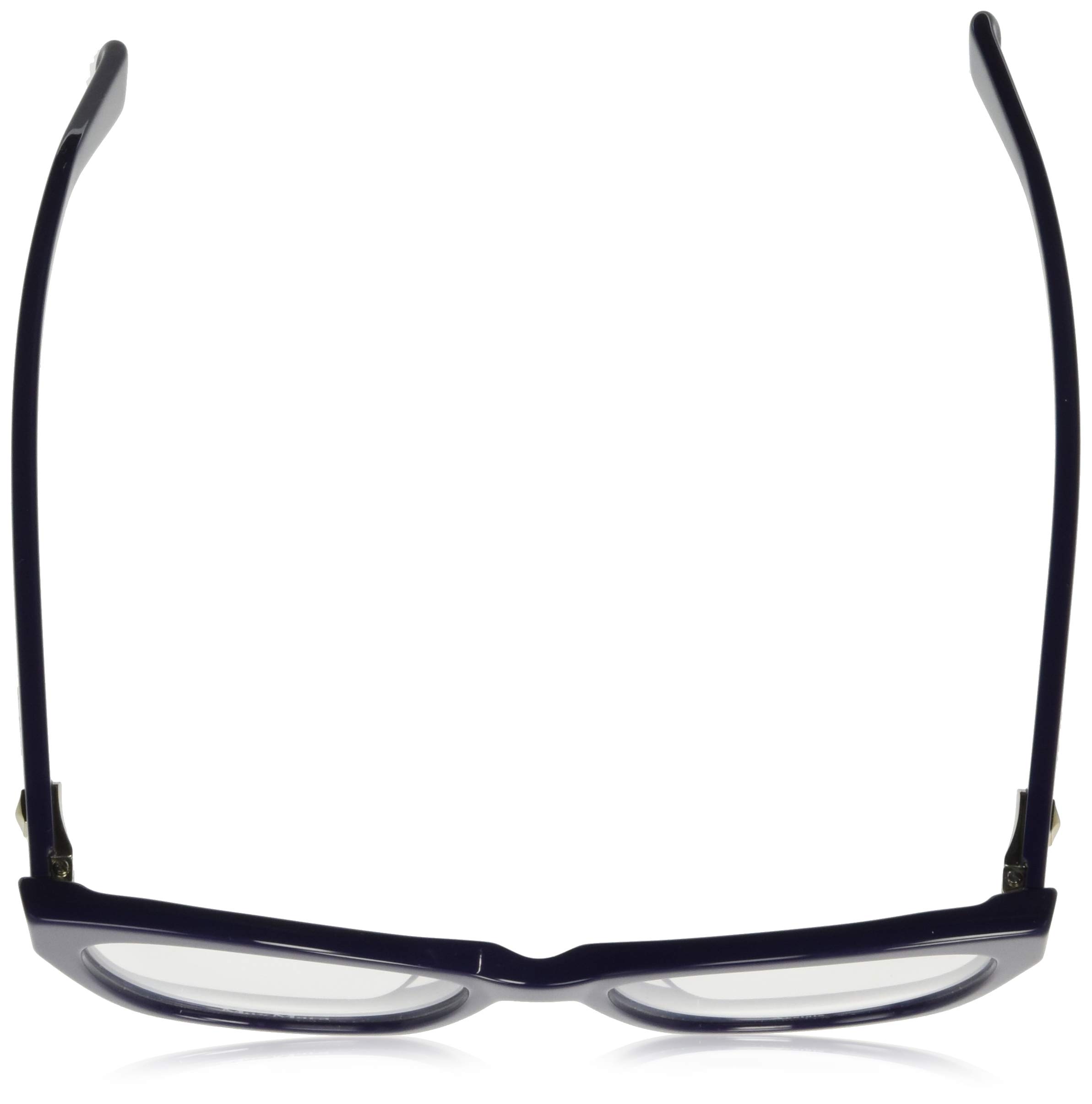 Max Mara Plastic Rectangular Eyeglasses 53 0PJP Blue - Stylish Women's Designer Glasses for Work, Reading & Fashion Accessories