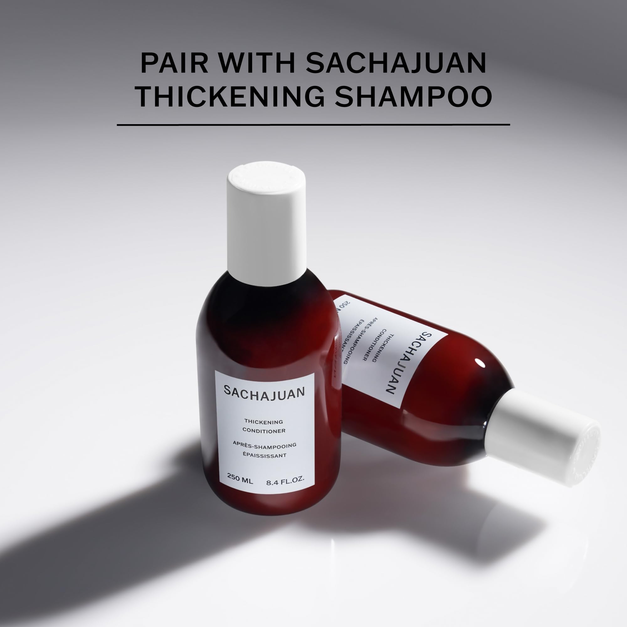 SACHAJUAN Thickening Hair Conditioner for Volume & Shine - Heat & UV Protection, Paraben-Free - Perfect for Fine, Flat Hair & Daily Styling Protection