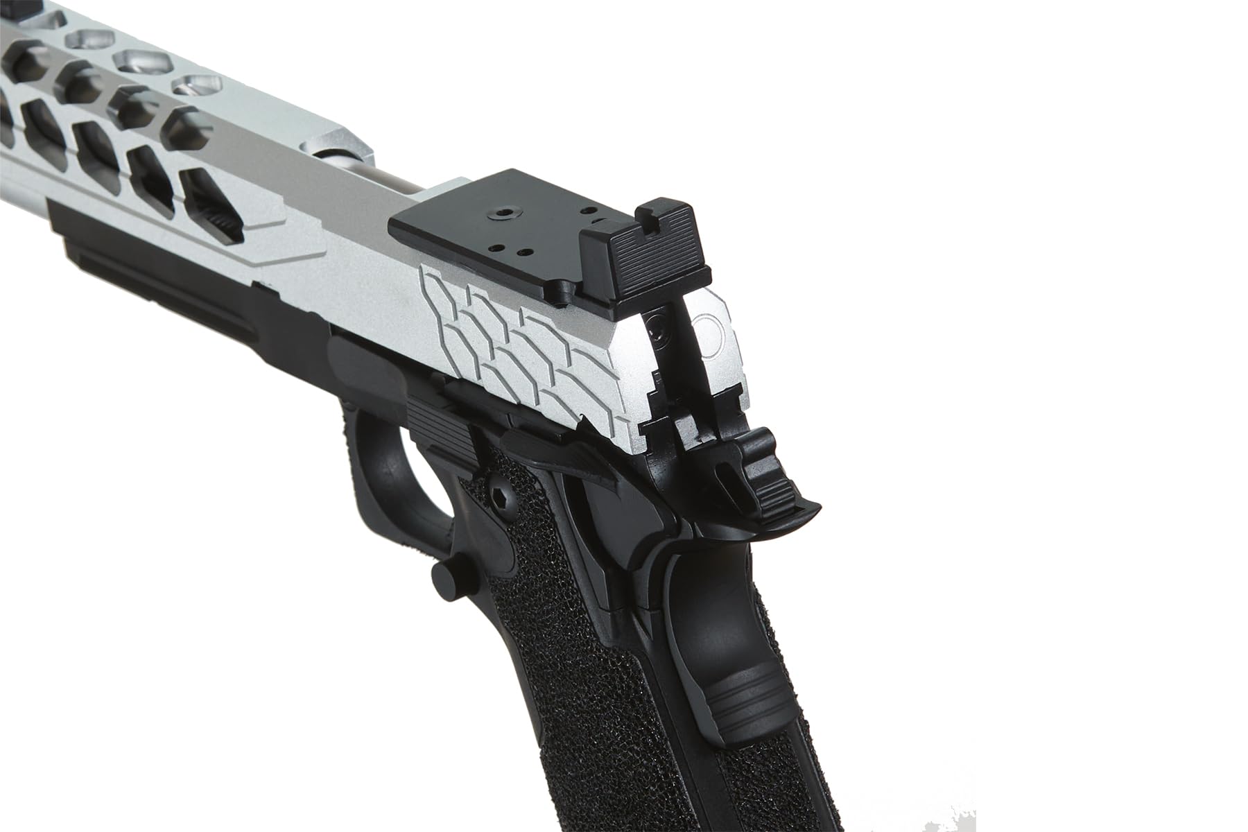Lancer Tactical Airsoft Pistol STRYK Hi-Capa 5.1/4.3 Full Metal Gas Blowback GBB Pistol 330 FPS - Perfect for Airsoft Skirmishes, Target Practice & Tactical Training