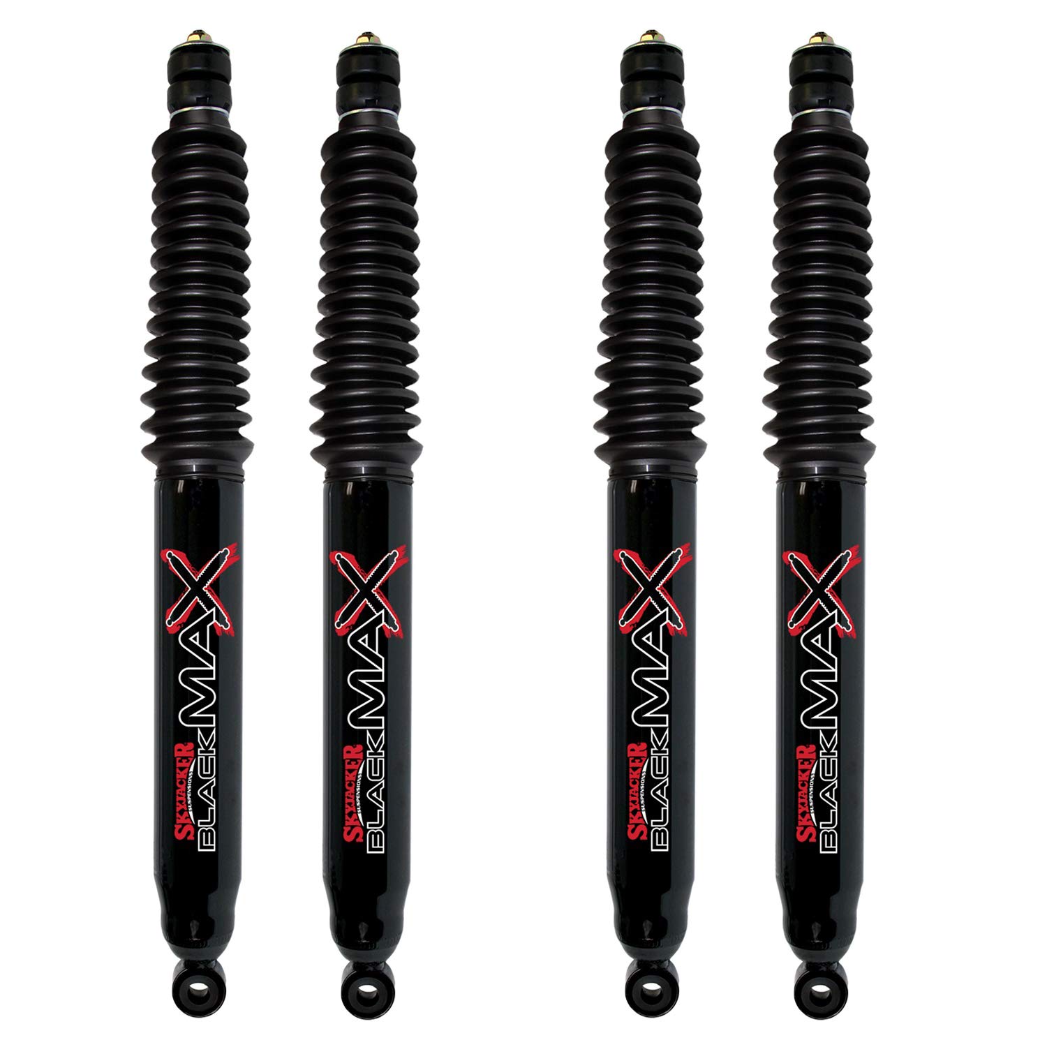 Skyjacker Black MAX Hydro Shocks Set for 2014-2019 Dodge Ram 2500 4WD with 6