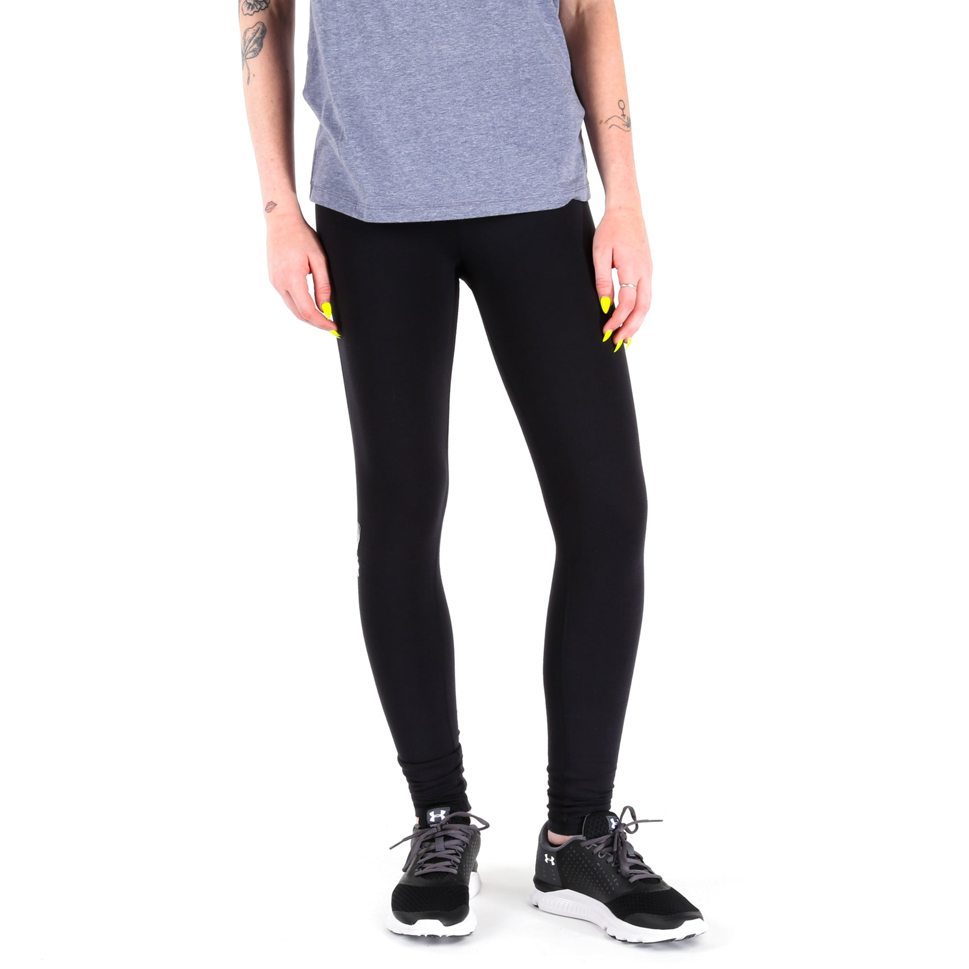 Under Armour Favorite Leggings for Women - High Waist Workout Leggings, Black - Perfect for Yoga, Running & Gym Training