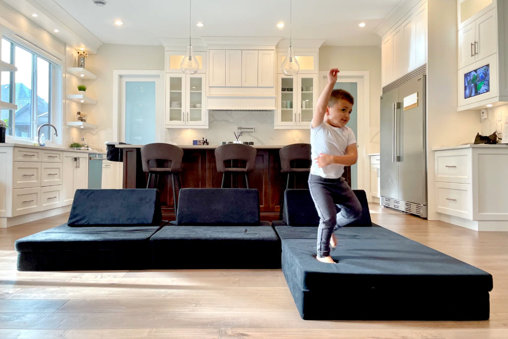 Modular Kids Play Sofa - Soft & Safe Children's Couch for Playroom, Nursery, or Living Room - Perfect for Toddler Playtime, Reading Nook, and Relaxation