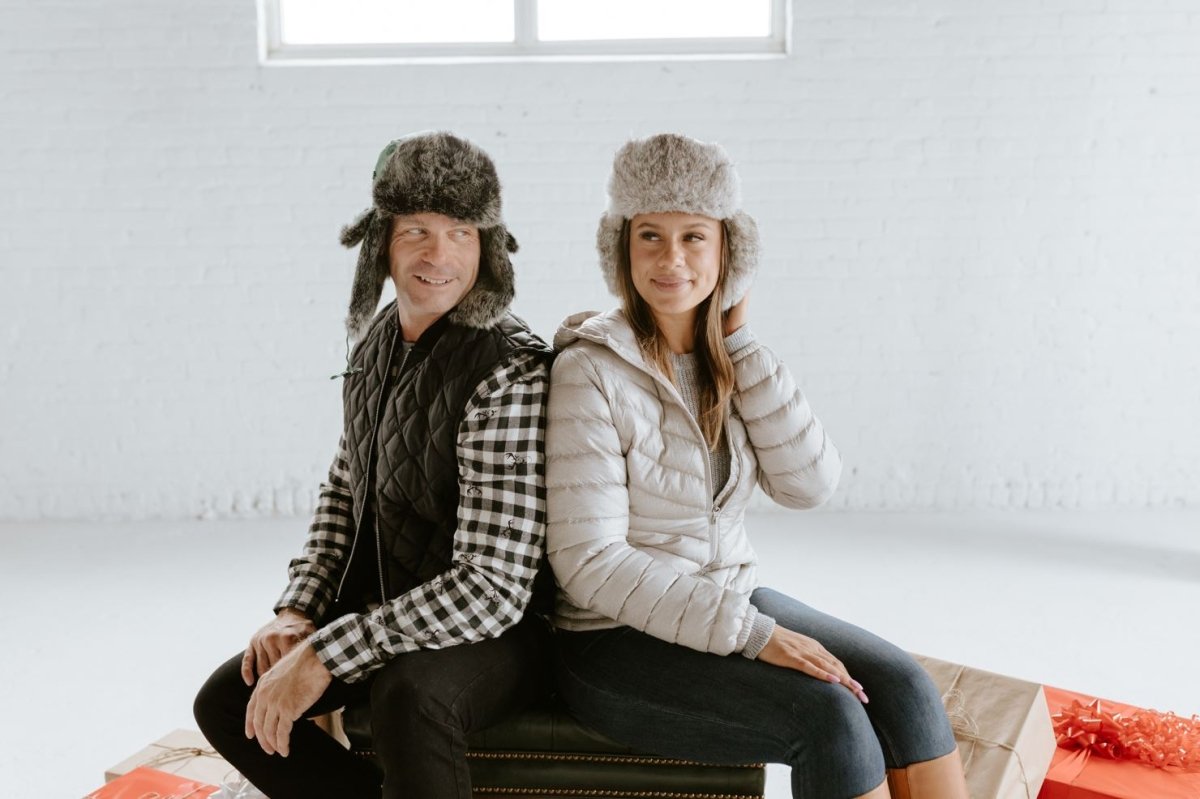 Premium Crown Cap Down Aviator Jacket - Winter Warm Puffer Coat for Men & Women - Perfect for Outdoor Adventures, Travel & Cold Weather Fashion