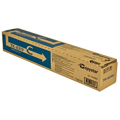 TK-8319C CS2550CI Cyan Toner Cartridge for Copystar Printers | High-Yield Replacement for Copystar CS2550CI | Perfect for Office Printing & High-Volume Documents