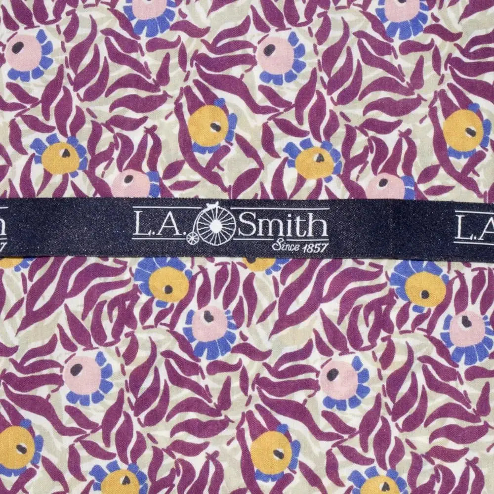 L.A. Smith Handmade Hankies with Premium Liberty Fabric - Perfect for Weddings, Gifts & Everyday Elegance