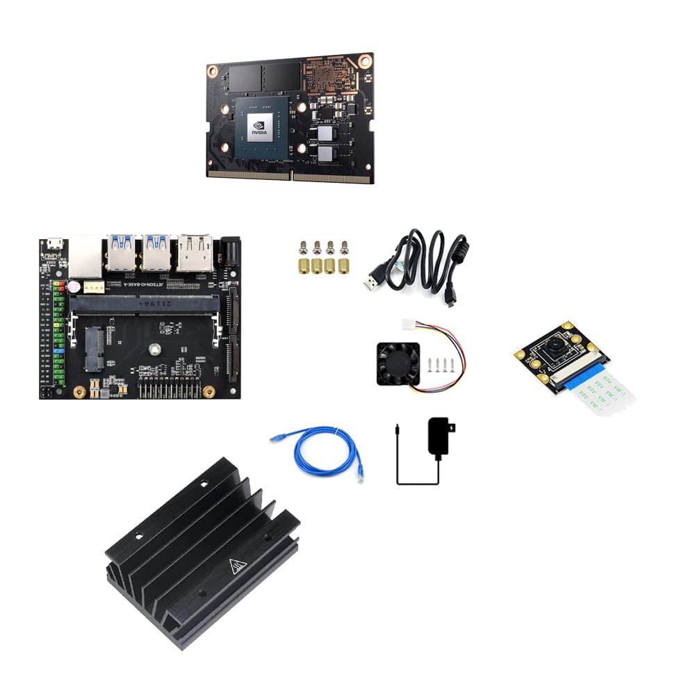 Jetson Nano Development Kit with Single Camera Vision - Compatible with Jetson Nano & Xavier NX | AI Robotics & Computer Vision Projects | DIY Drone & Smart Home Automation Solution