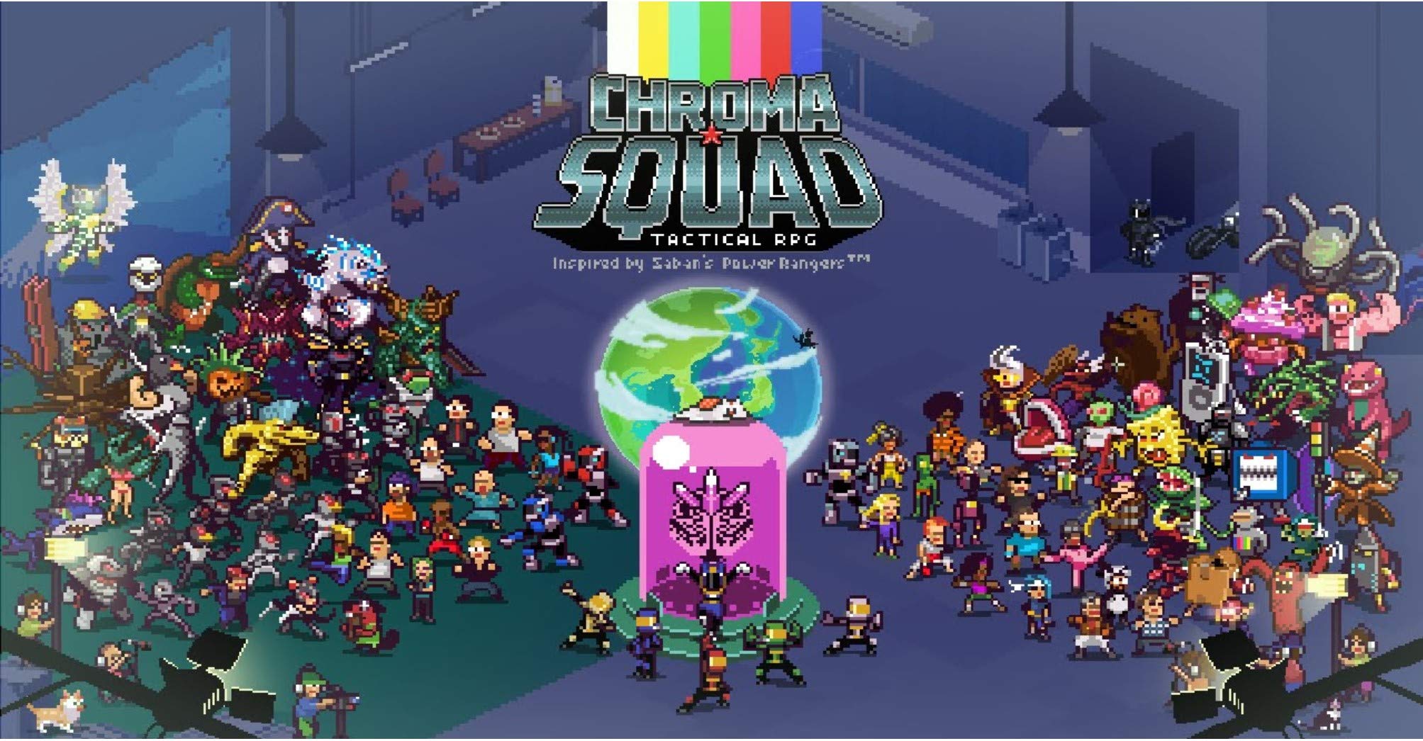Chroma Squad (Super Rare Games #37) - Nintendo Switch - Tactical RPG Game for Anime & Superhero Fans - Perfect for Home & On-the-Go Gaming