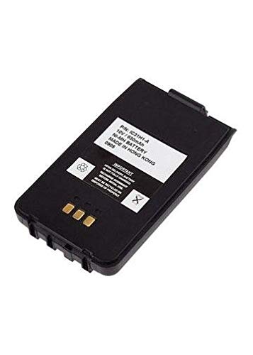 Original Battery Compatible with Icom BP-199 Rechargeable Two Way Radio 9.6V 900mAh Ni-MH - Replacement Power Pack for Walkie Talkies, Security Radios & Emergency Communication Devices