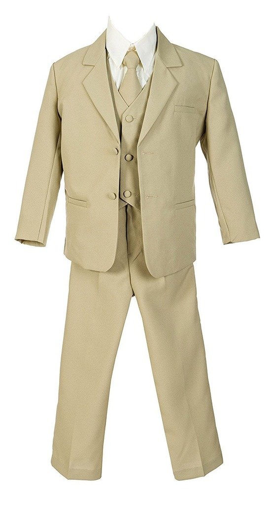 iGirlDress Boys Formal Dress Suit Set with Shirt & Vest - Perfect for Weddings, Parties & Special Occasions