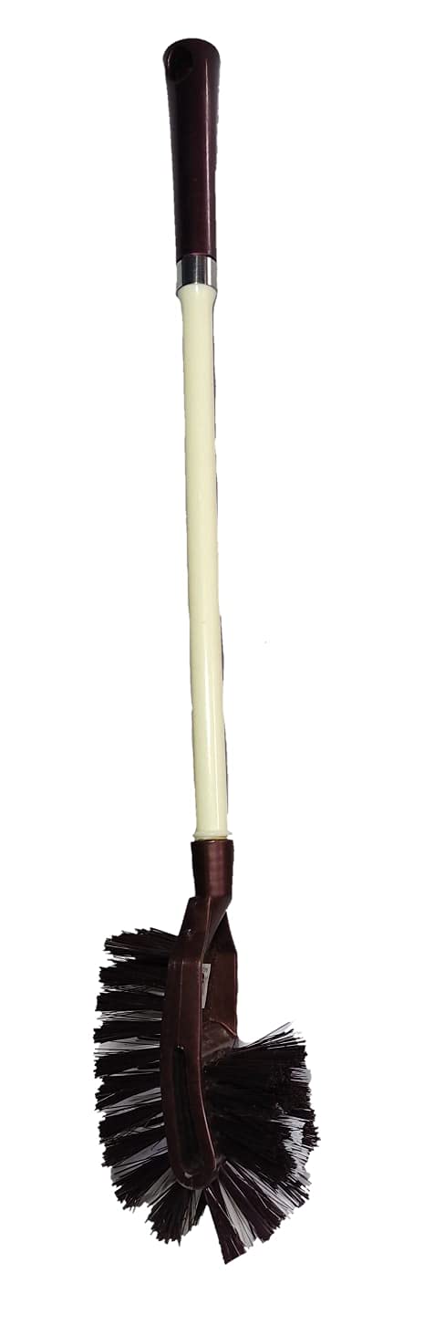 Sanjari Extra Large Toilet Brush with Durable Bristles - Heavy Duty Bathroom Cleaning Tool (Multicolor, Pack of 1) - Perfect for Deep Cleaning Toilets, Sinks, and Tubs