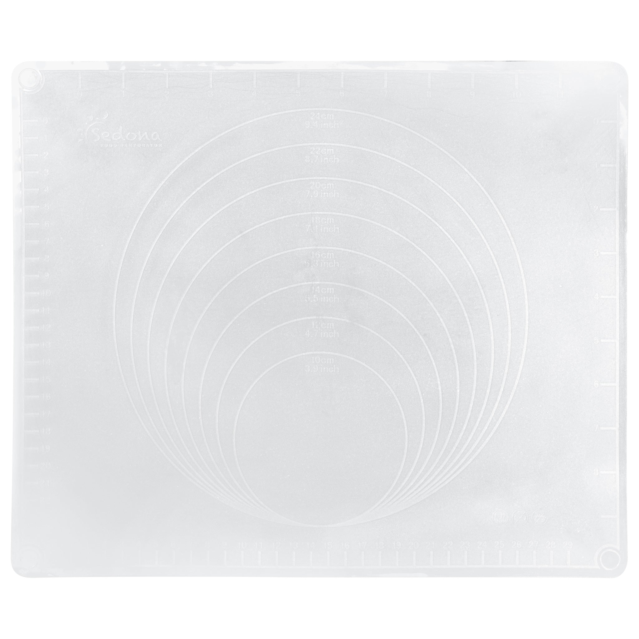 Sedona® BPA-Free & PTFE-Free Silicone Non-Stick Drying Rack Liners (Set of 3) - Perfect for Air Fryer, Microwave, Oven & Food Dehydrator Use