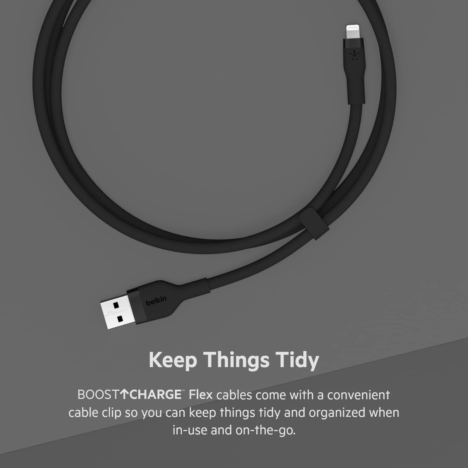 Belkin BoostCharge Flex Silicone & Pro Flex Braided USB-A to Lightning Cables - MFi Certified Fast Charging Cables for iPhone, iPad - Perfect for Home, Office & Travel Charging
