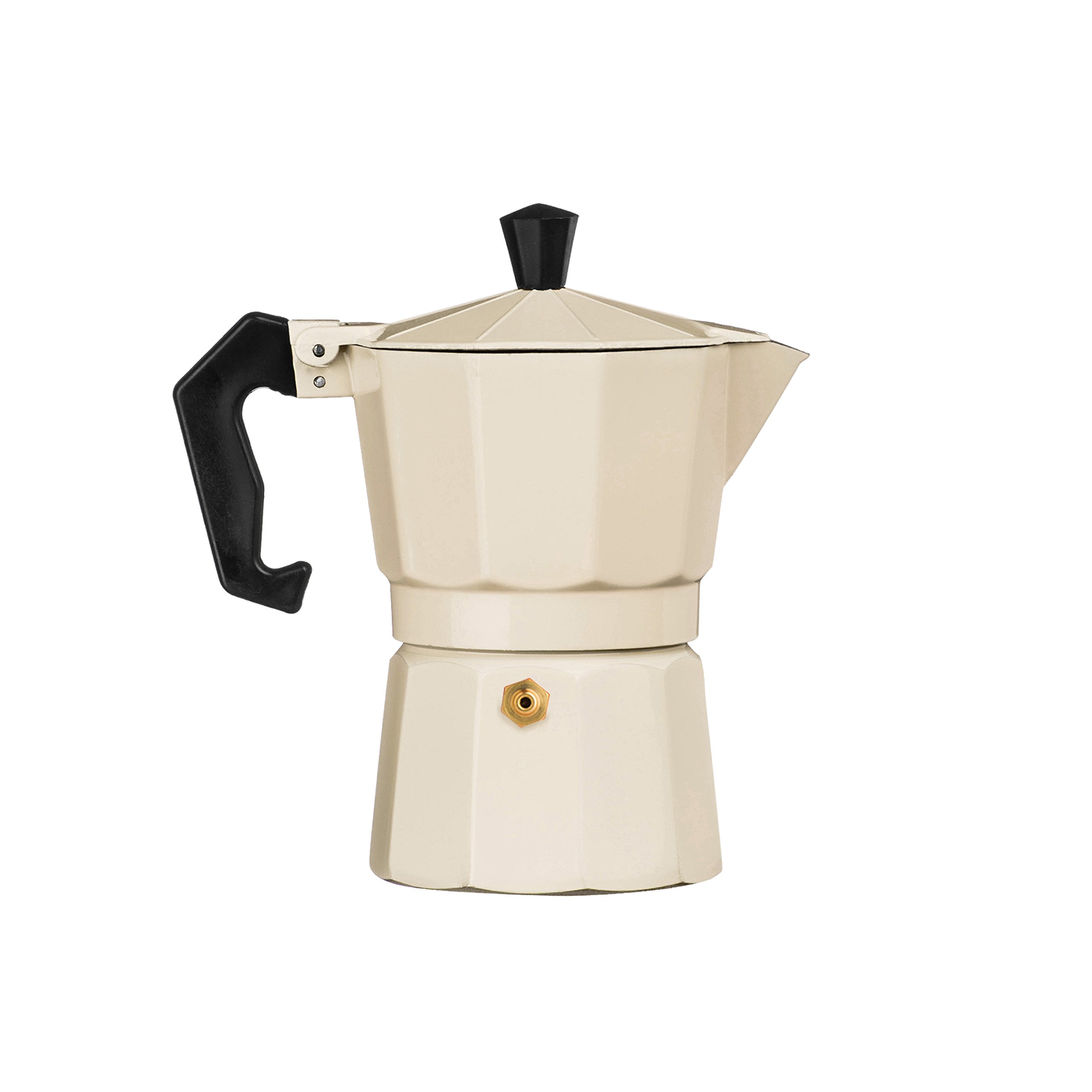 Premier Housewares 3 Cup Stovetop Espresso Maker - Stainless Steel Coffee Machine for Rich Creamy Espresso | Perfect for Home, Office & Camping Use